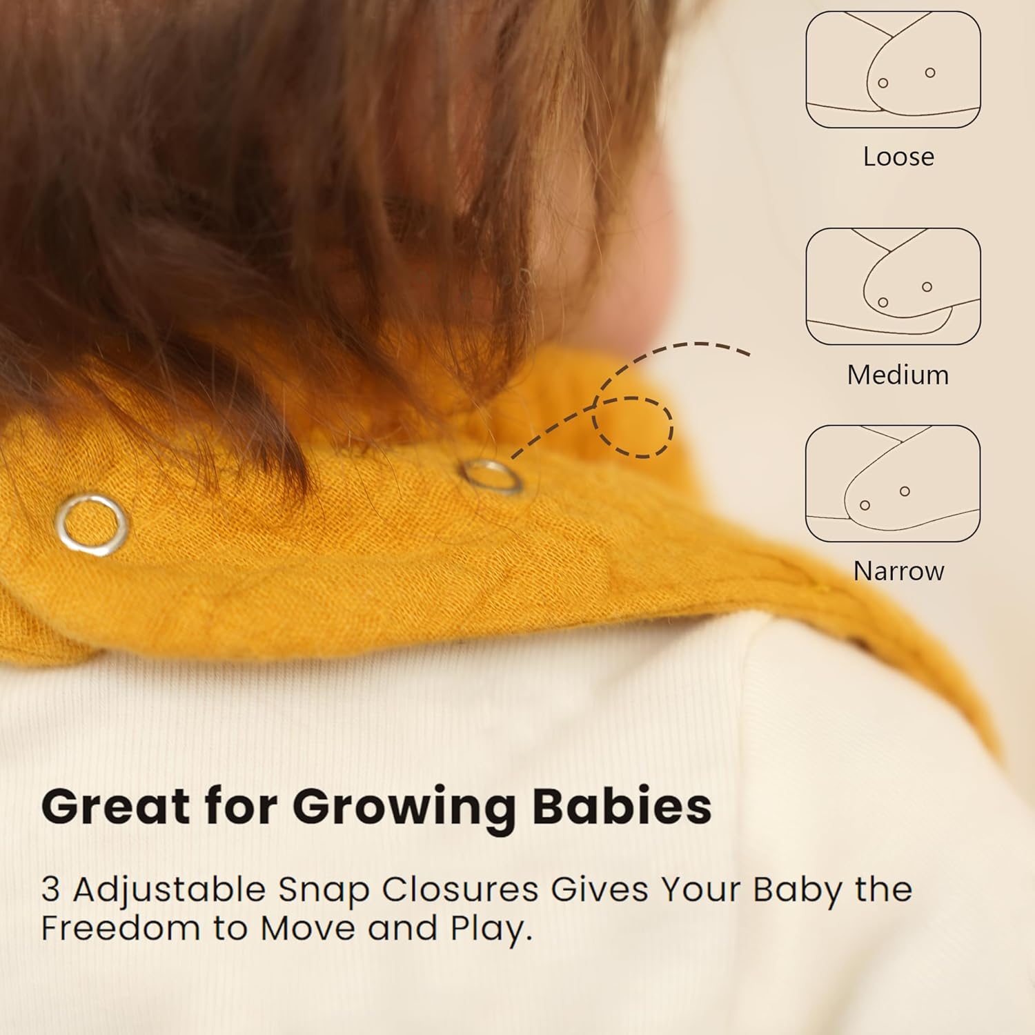 Konssy Muslin Baby Bibs 10 Pack Baby Bandana Drool Bibs 100% Cotton for Unisex Boys Girls,10 Solid Colors Set for Teething Drooling - Image 5