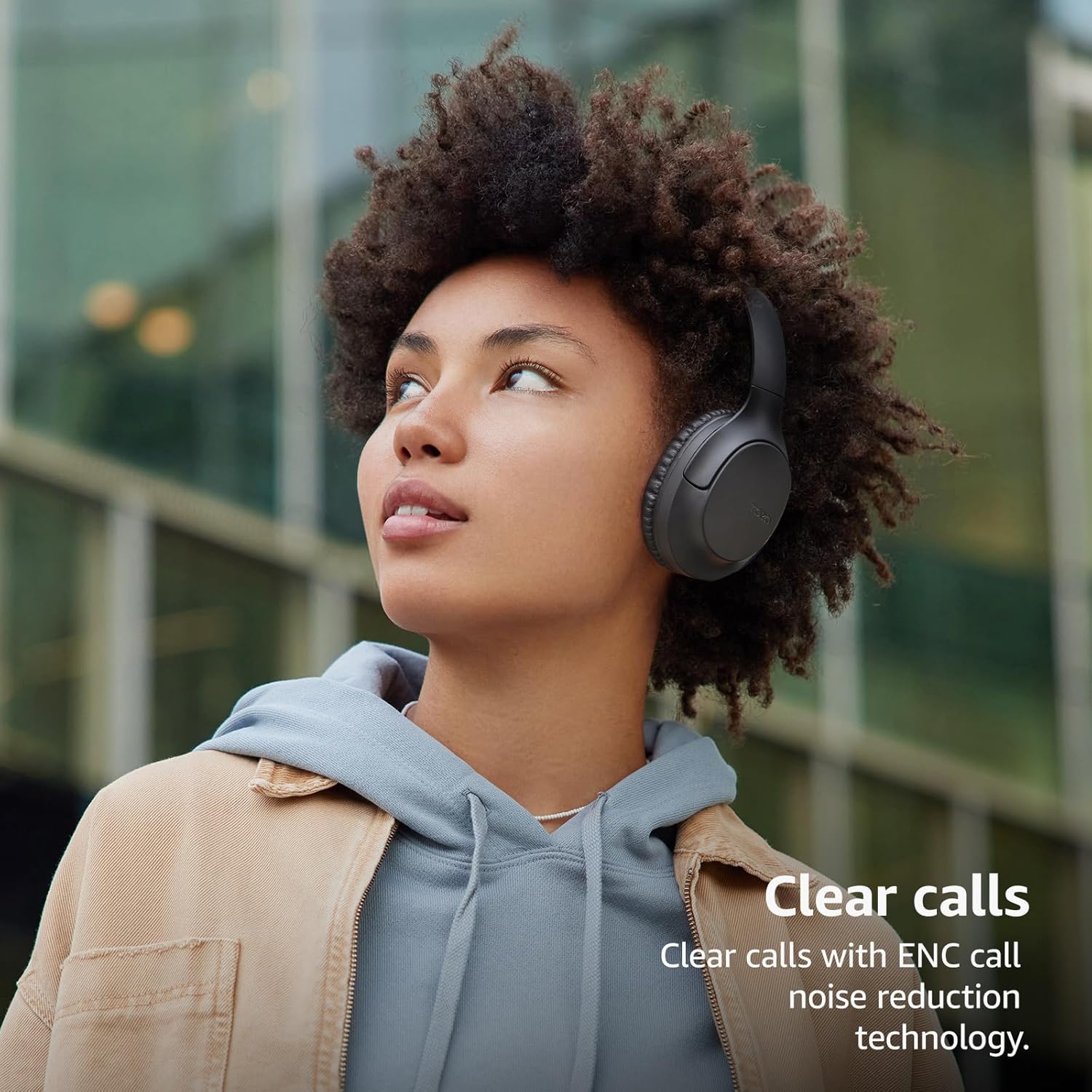 TOZO Bluetooth 5.4 Over Ear Headphones, ENC Call Noise Cancelling Mic, Foldable Wireless Headset, 70H Playback, Deep Bass Stereo Sound, Customizable EQ via Button & App, for Travel and Home, Upgraded - Image 8