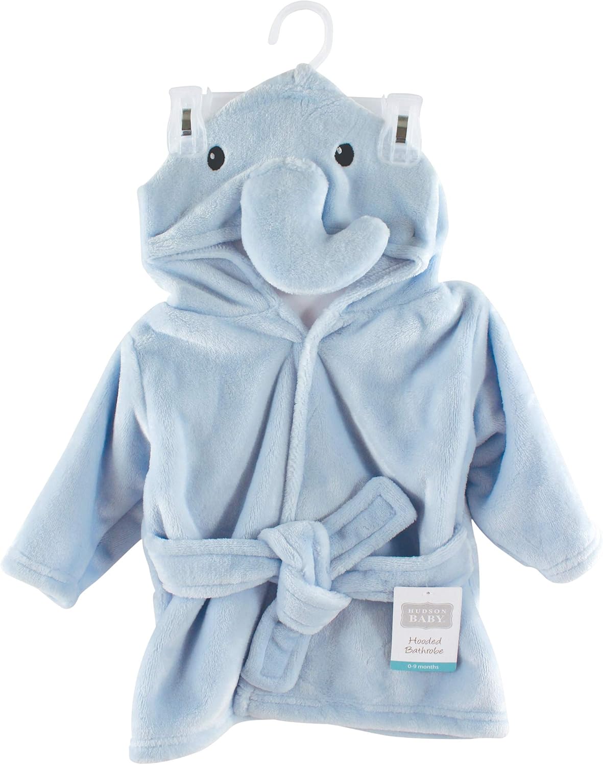 Hudson Baby Unisex Baby Plush Animal Face Bathrobe - Image 3