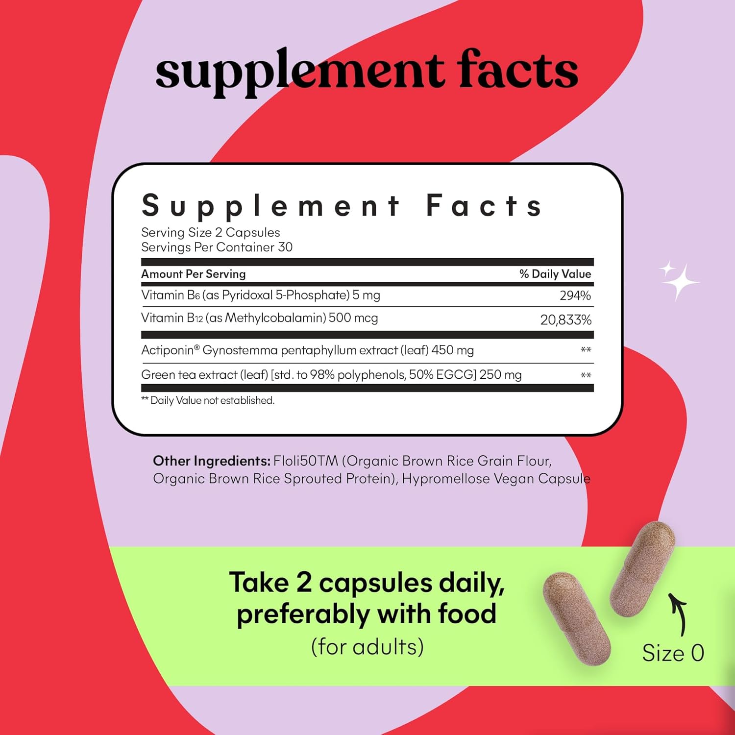 Lemme Burn - Metabolism, Belly Fat Burning + AMPK Activating Supplement for Men & Women w/Clinically Studied Actiponin Gynostemma, Green Tea Extract, Vitamins B6 & B12 - Gluten Free, 60 Count - Image 6