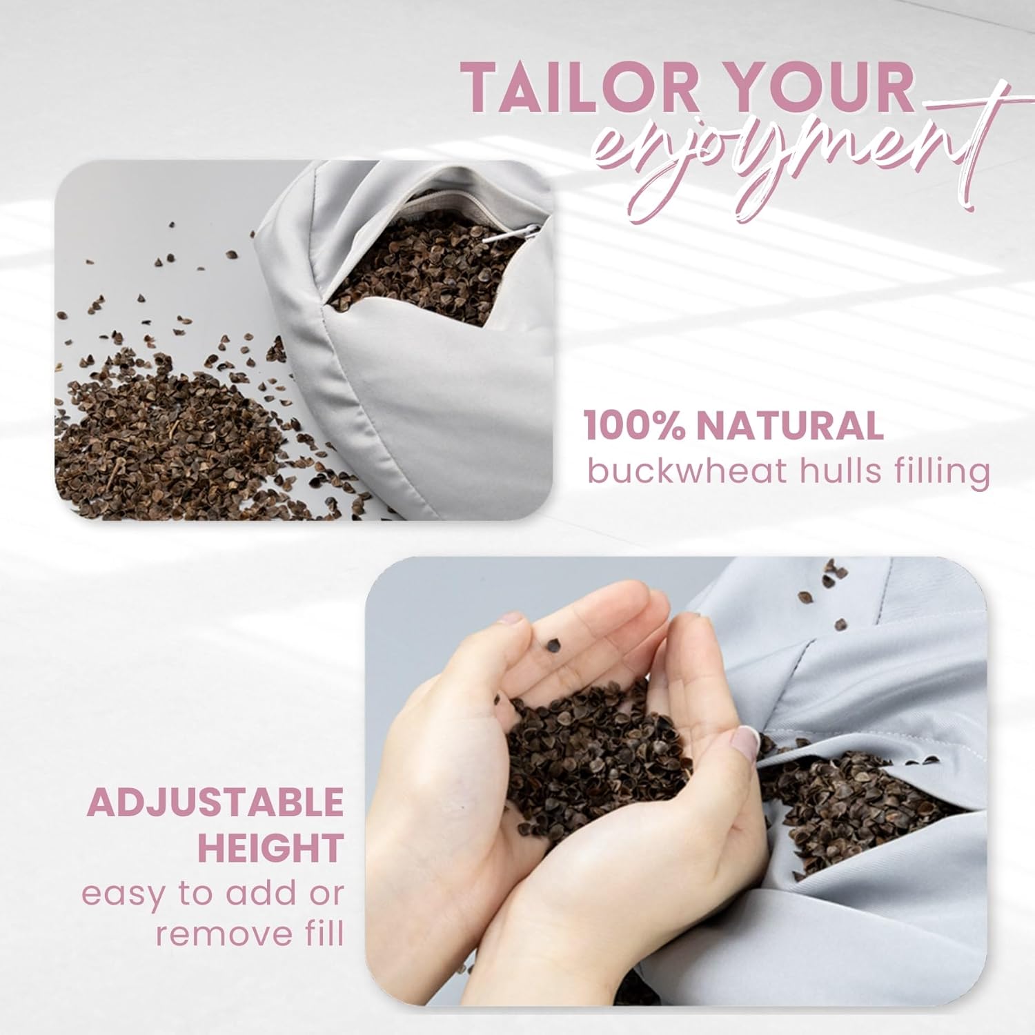 Yes4All Meditation Cushion, Floor Pillow Foam Zafu Buckwheat, Mandala Pattern Yoga Meditation Bolster Pillows, Floor Cushions - Image 5