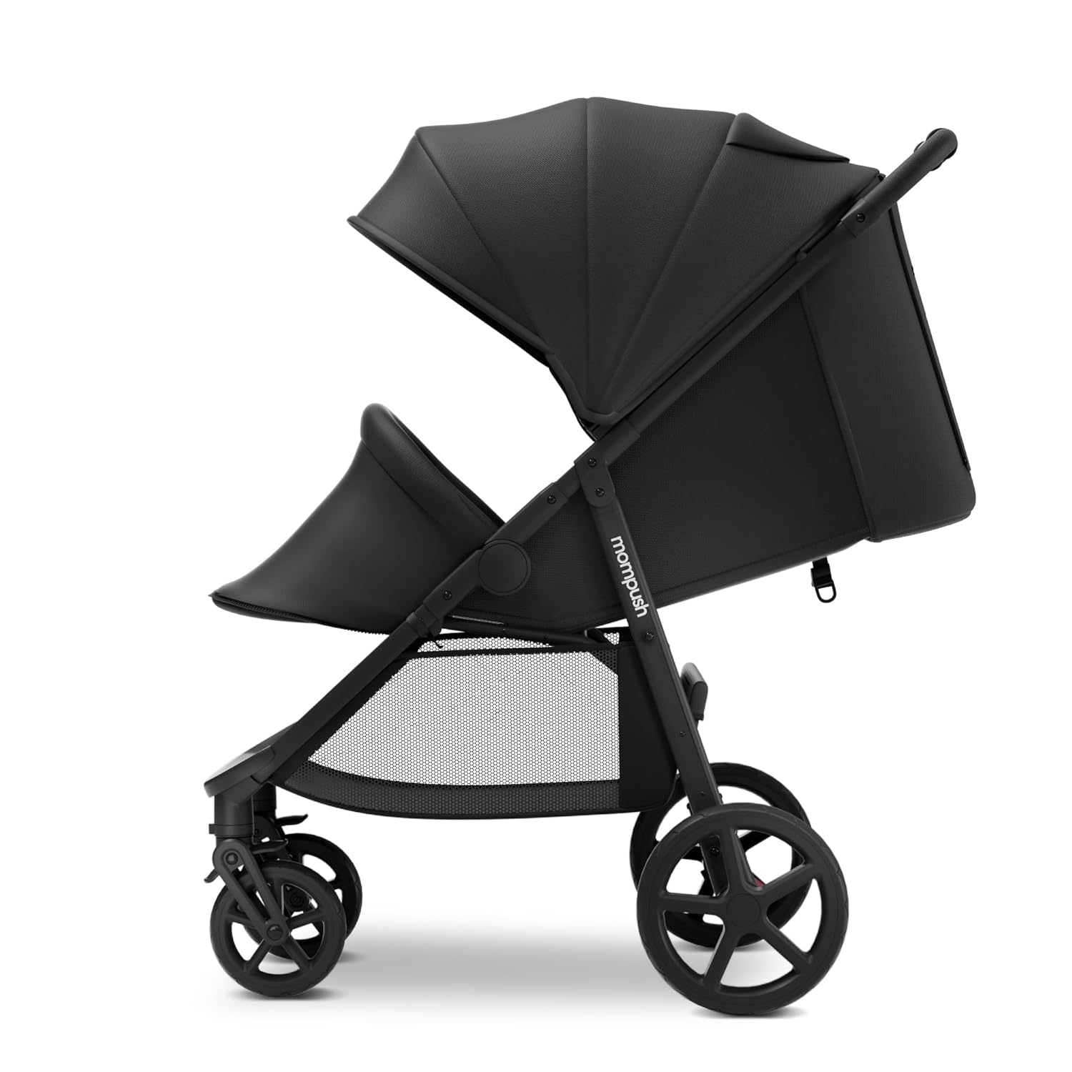 Mompush Nova Baby Stroller, Spacious Seat & Lie-Flat Mode, Infant Stroller with Large UPF 50+ Canopy, Compact Folding with One Hand, Suit for Birth to 50 LB - Image 6