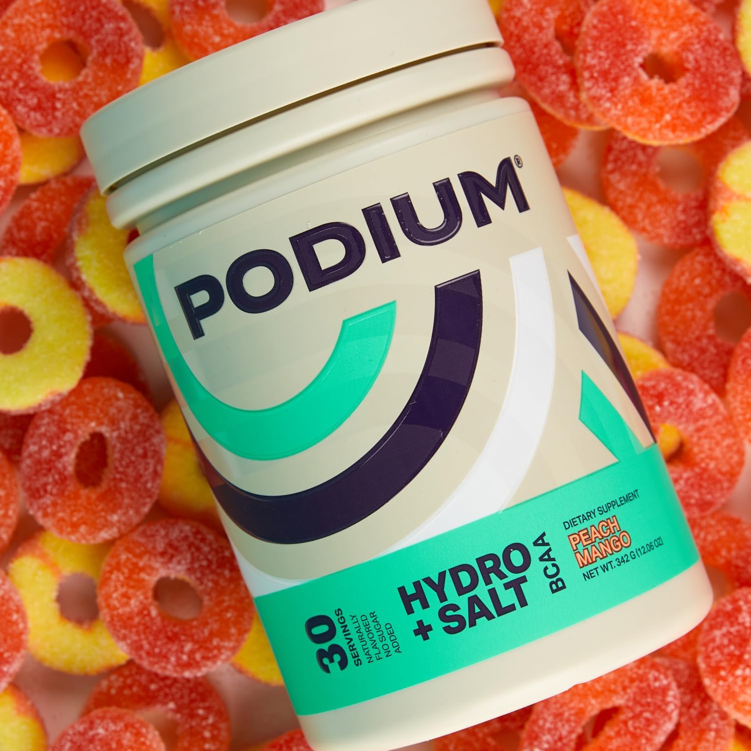 Podium Nutrition, Instantized BCAA Powder, Hydro and Salt, Mango Peach, 30 Servings, Electrolytes, Hydration, Recovery - Image 10