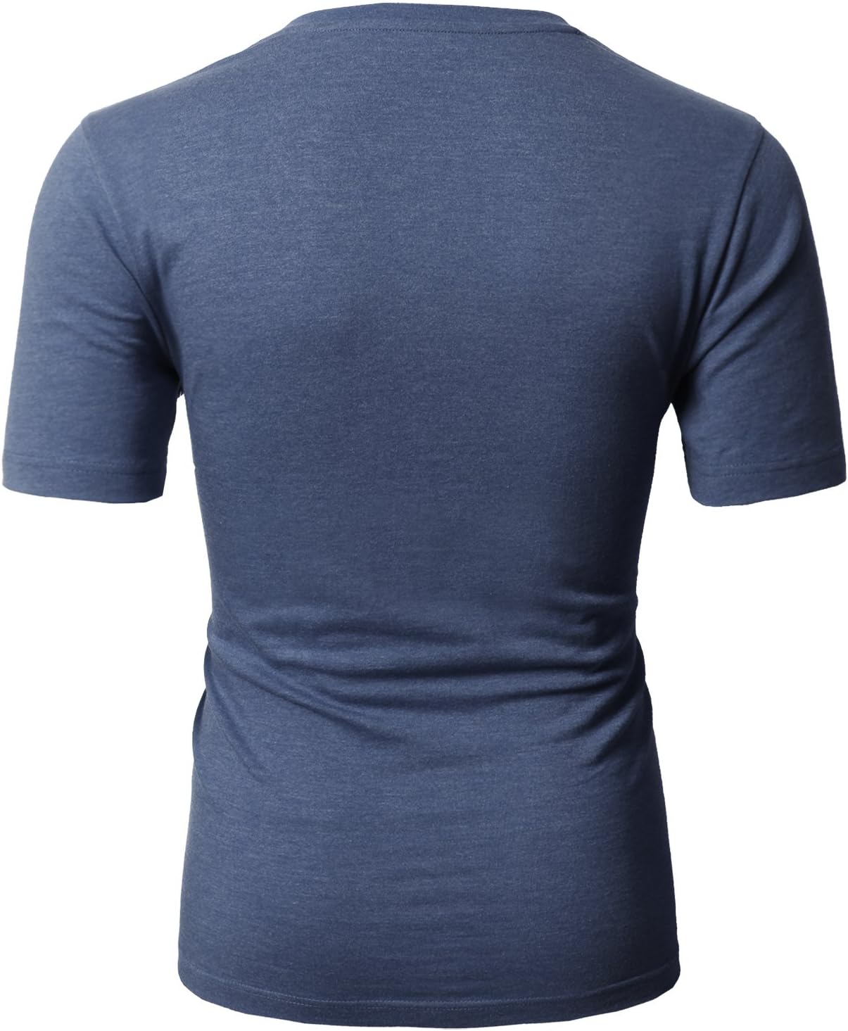 H2H Mens Casual Slim Fit Short Sleeve T-Shirts Soft Lightweight V-Neck/Crew-Neck Size XS to 3XL - Image 5
