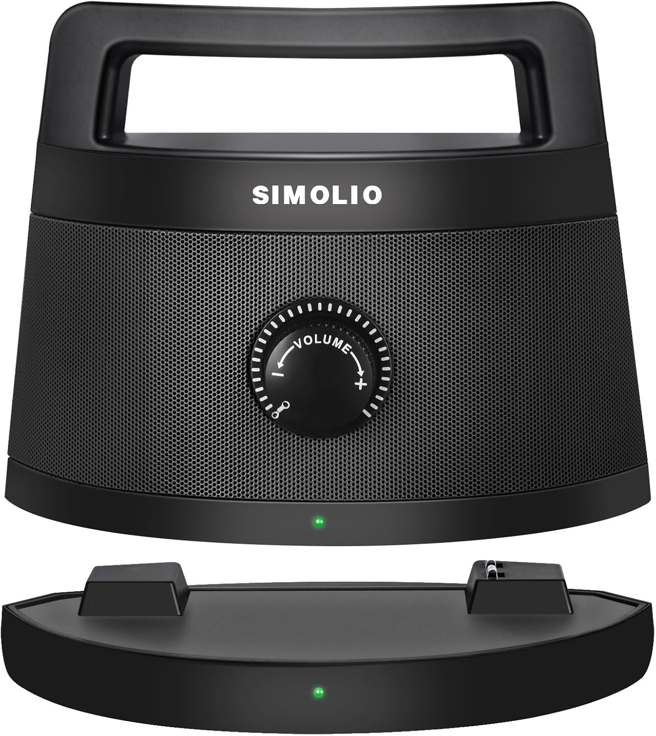 SIMOLIO Wireless Speakers for TV, Top-Grade Portable Clarifying Dialog TV Speaker for Seniors & Hard of Hearing & Elderly, Prime Wireless TV Speakers for Optimal TV Sound No Blaring TV Volume, Black - Image 2