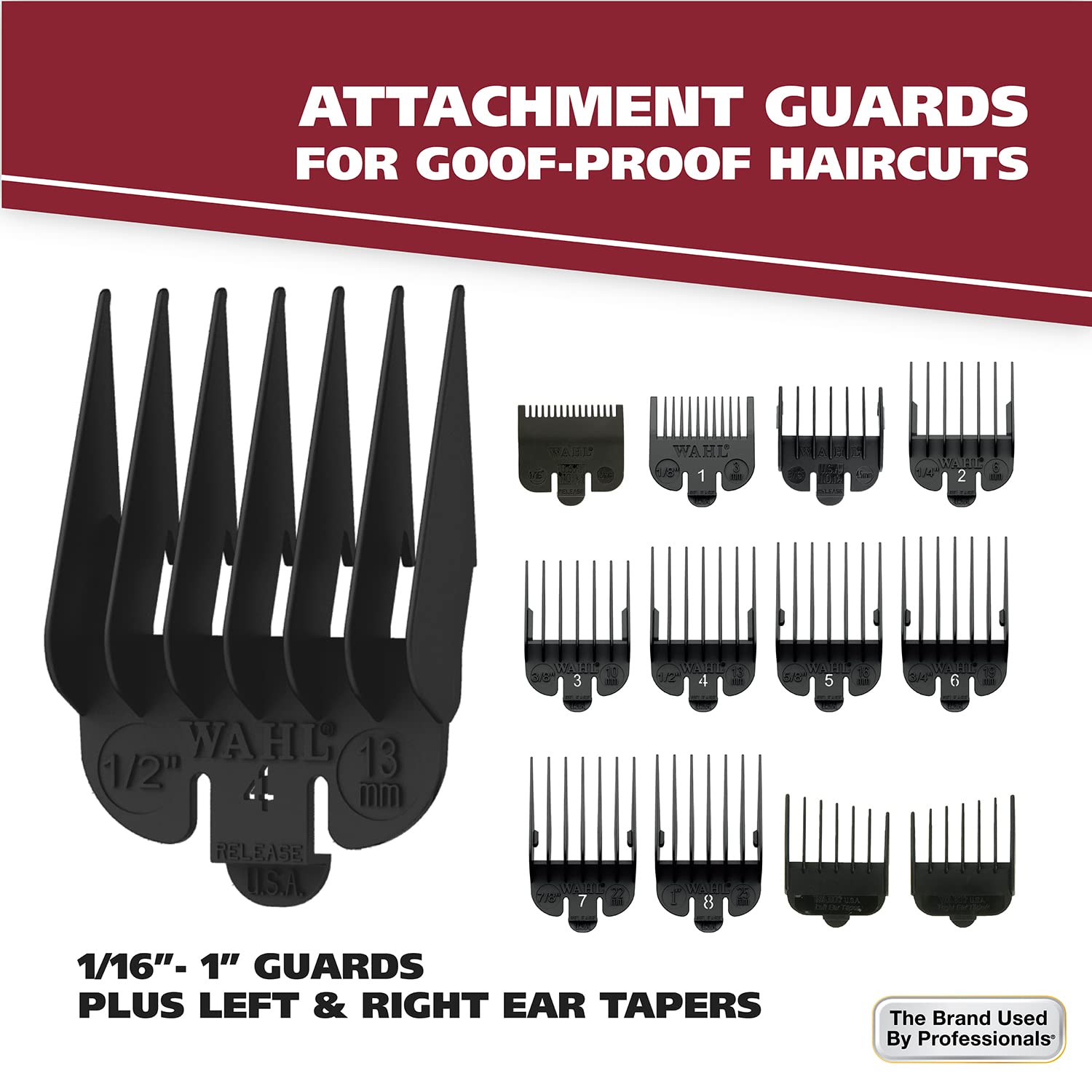 Wahl Clipper Rechargeable Cord/Cordless Haircutting & Trimming Kit for Heads, Longer Beards, & All Body Grooming - Model 79434 - Image 5