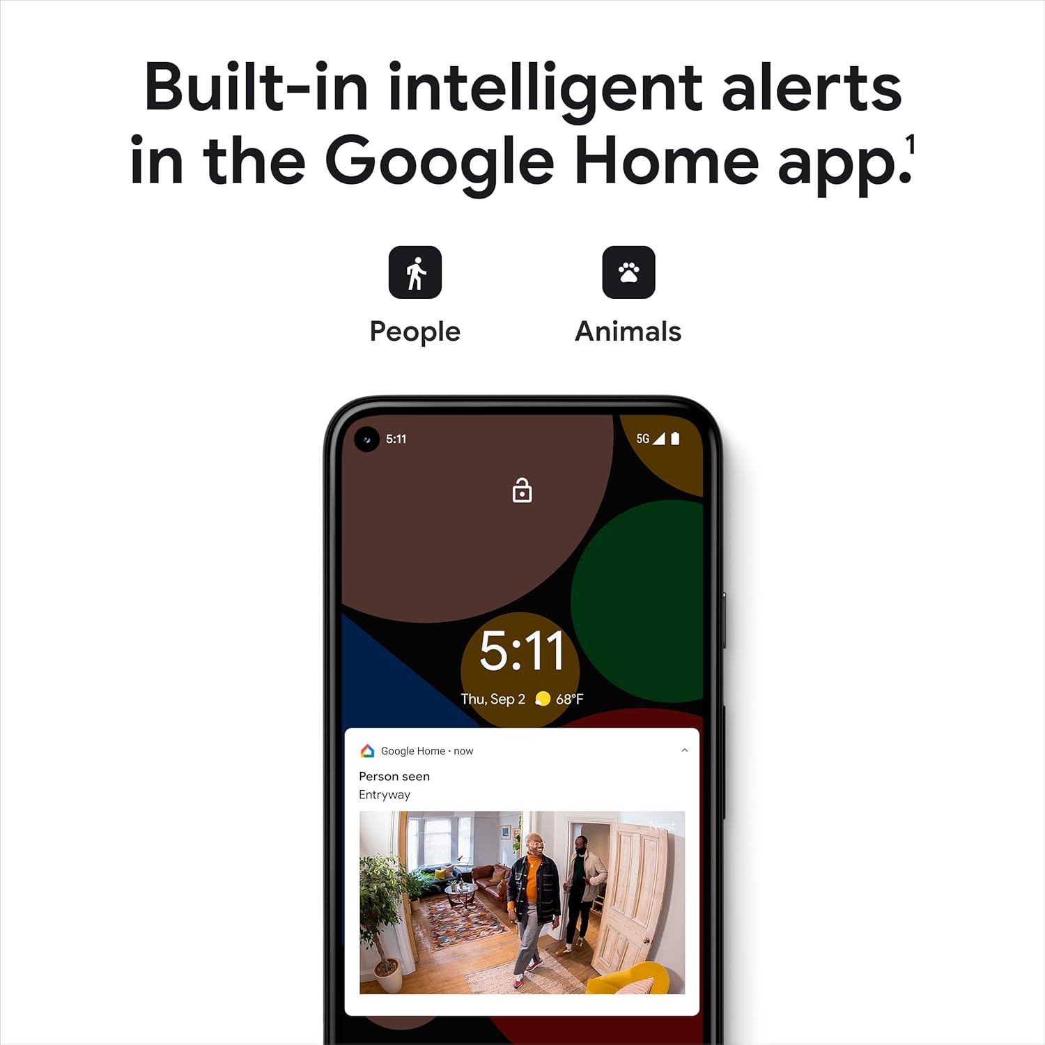Google Nest Security Cam (Wired) - 2nd Generation - Fog, 1080p, Motion Only - Image 3