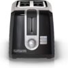 BLACK+DECKER 2-Slice Toaster, T2569B, Extra Wide Slots, 6 Shade Settings, 850 Watts, Crub Tray, Cancel Button - Image 2