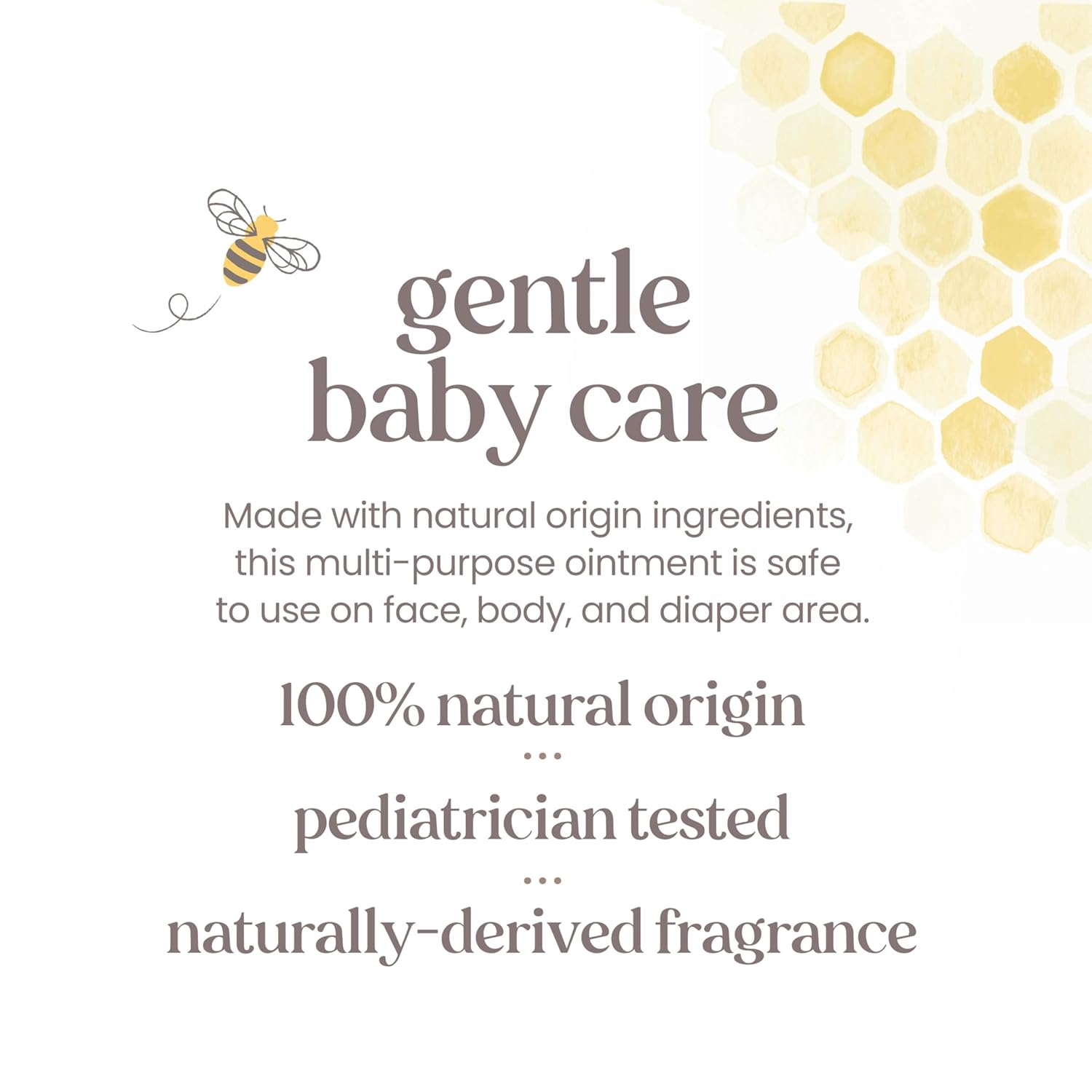 Burt's Bees Baby 100% Natural Multipurpose Healing Ointment, Face & Body Baby Ointment – 7.5 Ounce Tub - Image 6