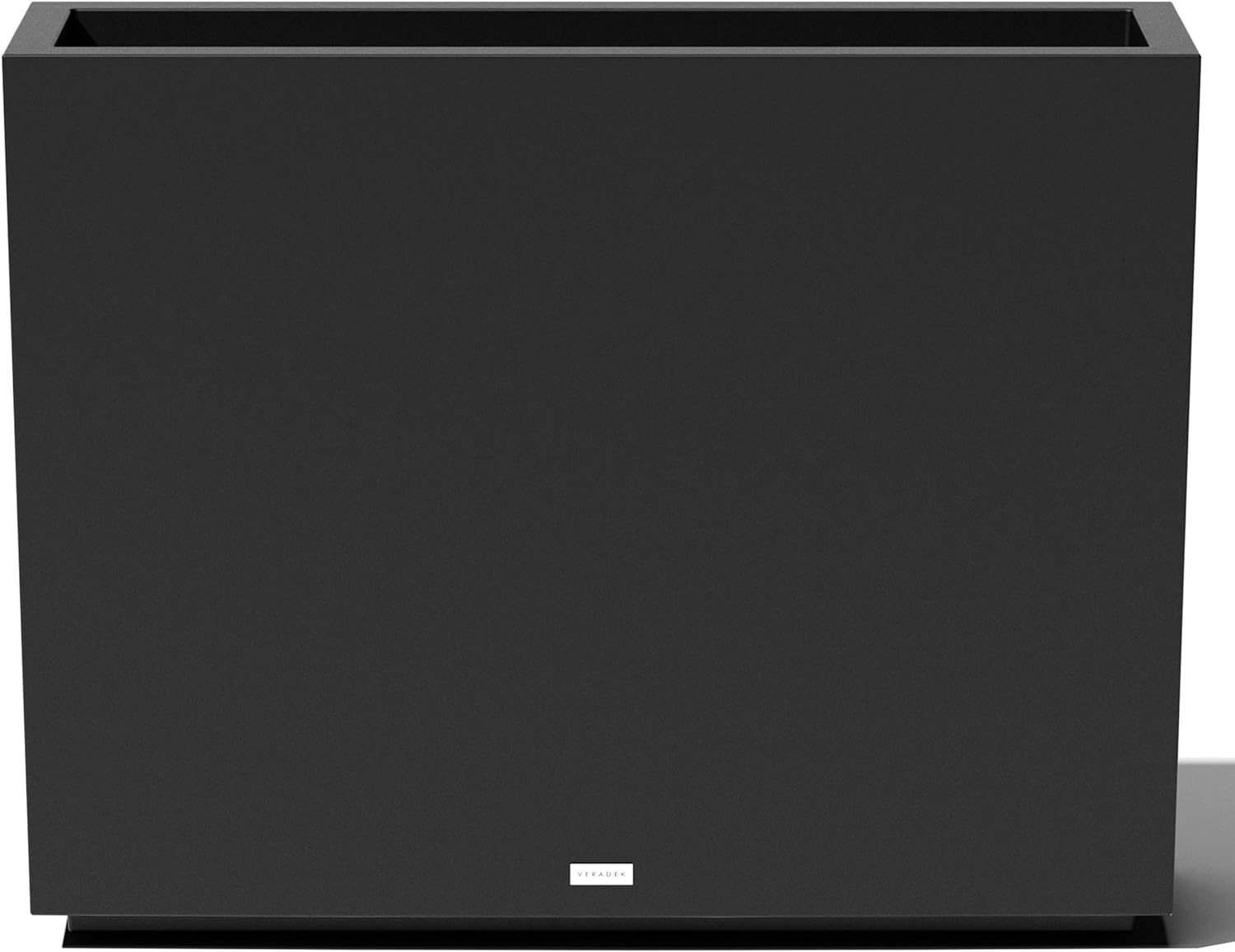 Veradek Block Series Span Plastic Planter - Tall Rectangular Planter for Indoor or Outdoor Patio/Porch | Durable All-Weather with Removable Insert Bucket | Modern Design for Plants, Flowers, Garden - Image 2