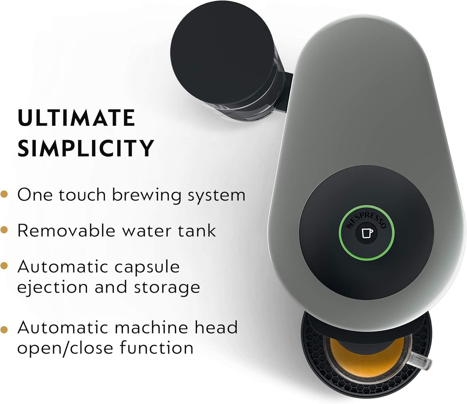 Nespresso Vertuo Plus Coffee and Espresso Maker by De'Longhi, Grey - Image 5