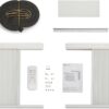 Amazon Basics Window Air Conditioner, 6000 BTU, Cools up to 250 Sq. Ft., White AC Unit, Remote Control - Image 5