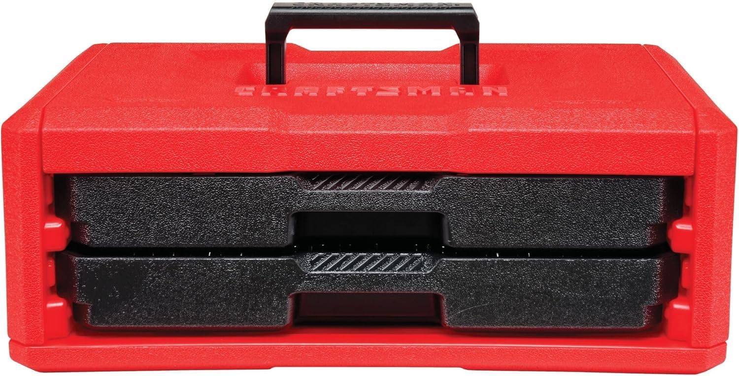 CRAFTSMAN Mechanics Tool Set, 256-Piece Hand Tool and Socket Set with 2-Drawer Tool Box (CMMT45256) - Image 7