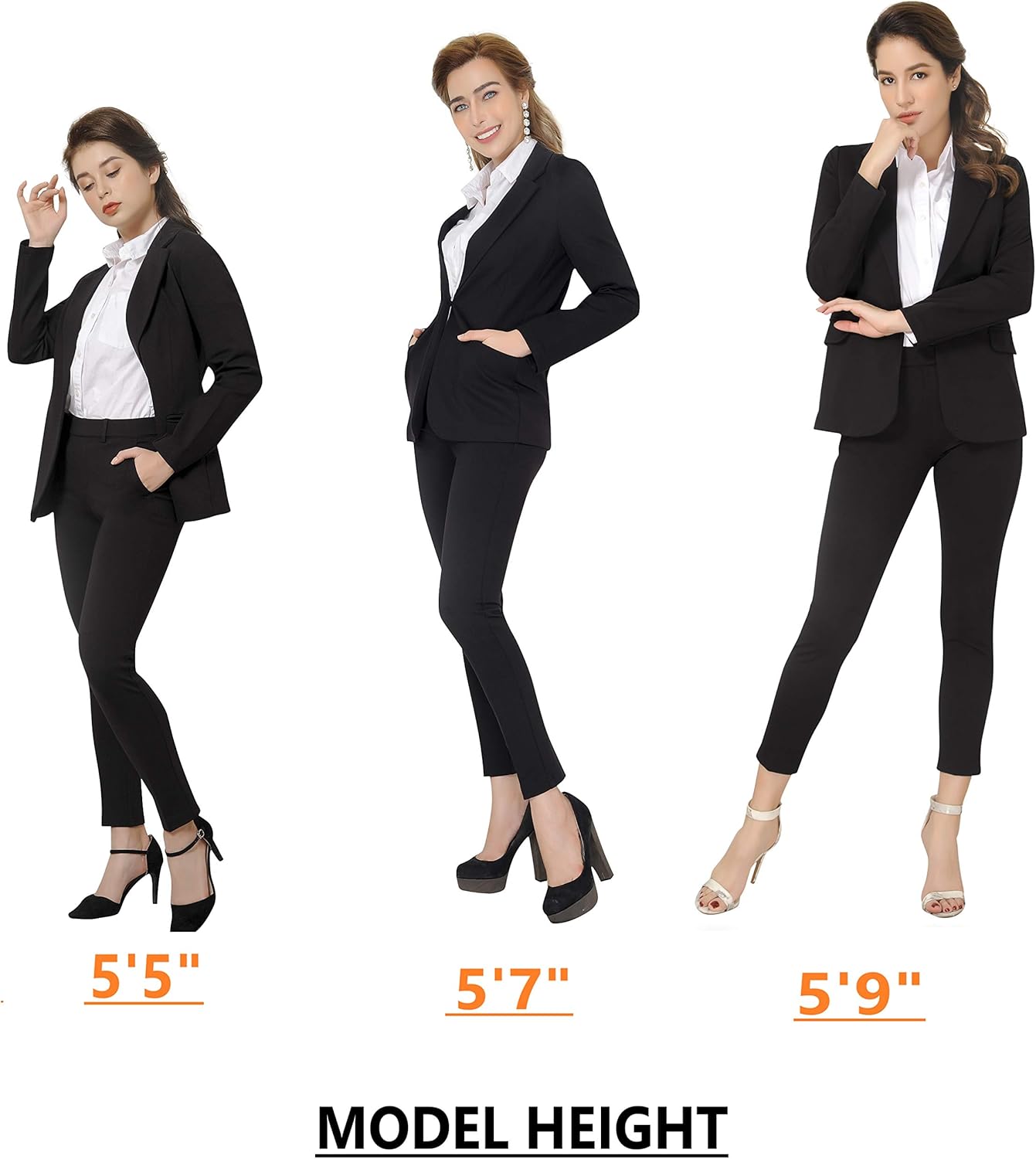 Marycrafts Women's Business Blazer Pant Suit Set for Work - Image 4