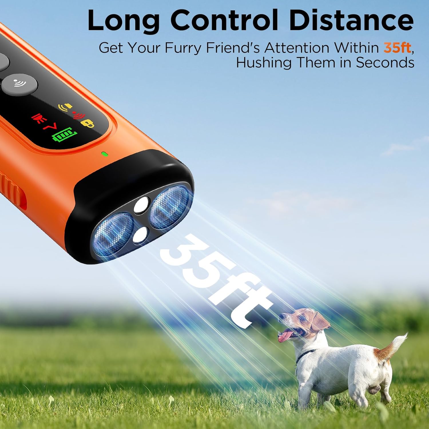 2024 Dog Bark Deterrent Device, Anti-Bark Device for Dog Training & Behavior Aid, No Need to Yell or Pat, Simply Point at The Dog Within 35ft, Ultra-Bright LED Flashlight | Bark Collar Alternative - Image 7