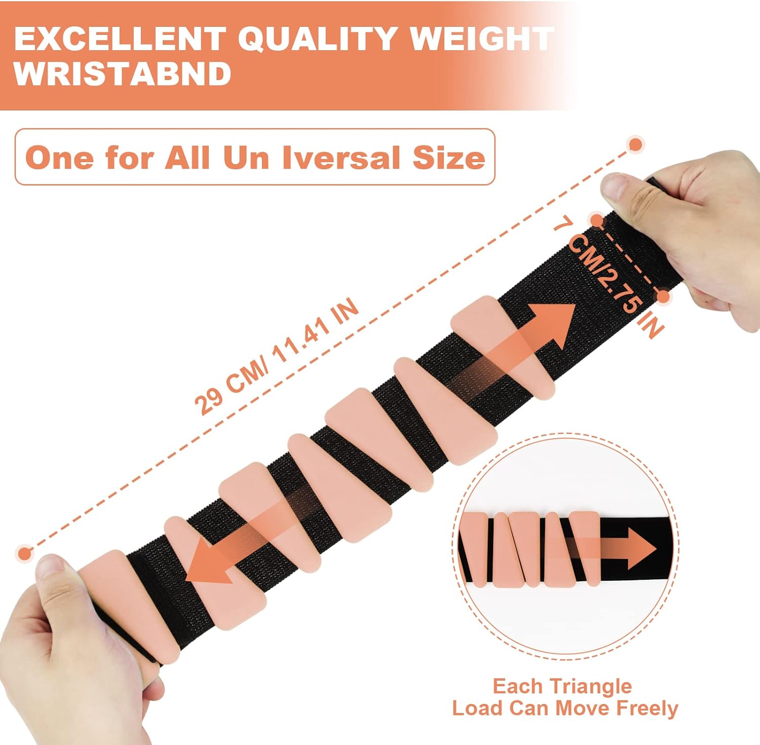 Wrist Weights Set of 2, Adjustable Silicone Workout Weights for Women and Men, Wearable Ankle/Wrist Weights Suitable for Yoga, Dance, Pilates, Pool Exercises and Jogging, 2lb - Image 3