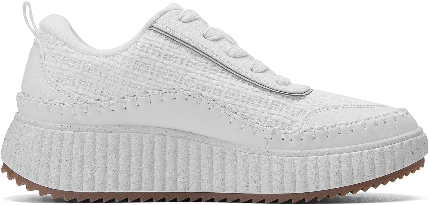 DREAM PAIRS Women Chunky City Tweed Comfortable Casual Platform Fashion Sneaker - Image 5