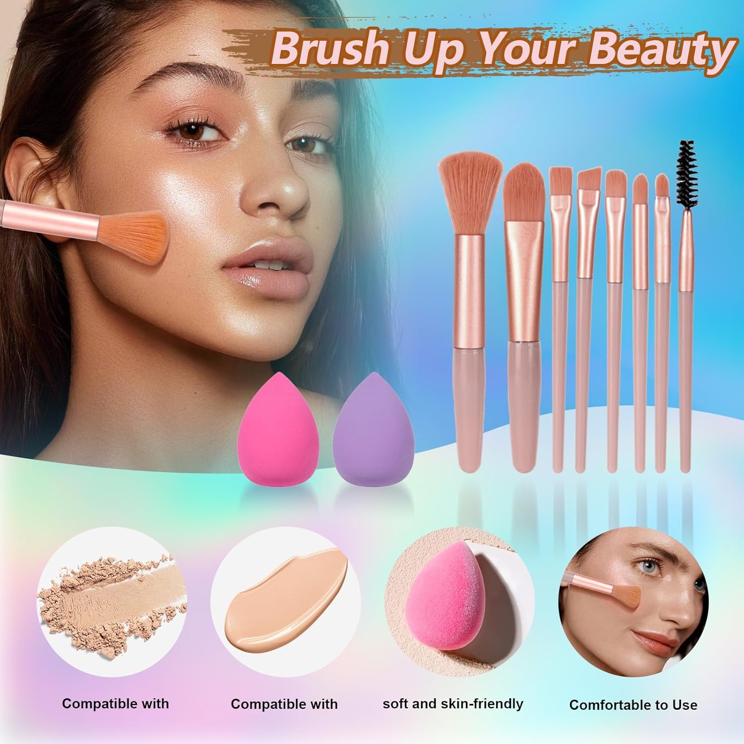 Makeup Kit for Women Full Kit Makeup Kits for Teens Teenager Makeup Gift Set for Teens Women Eyeshadow FoundationTeen Makeup Kit Makeup Sets - Image 8