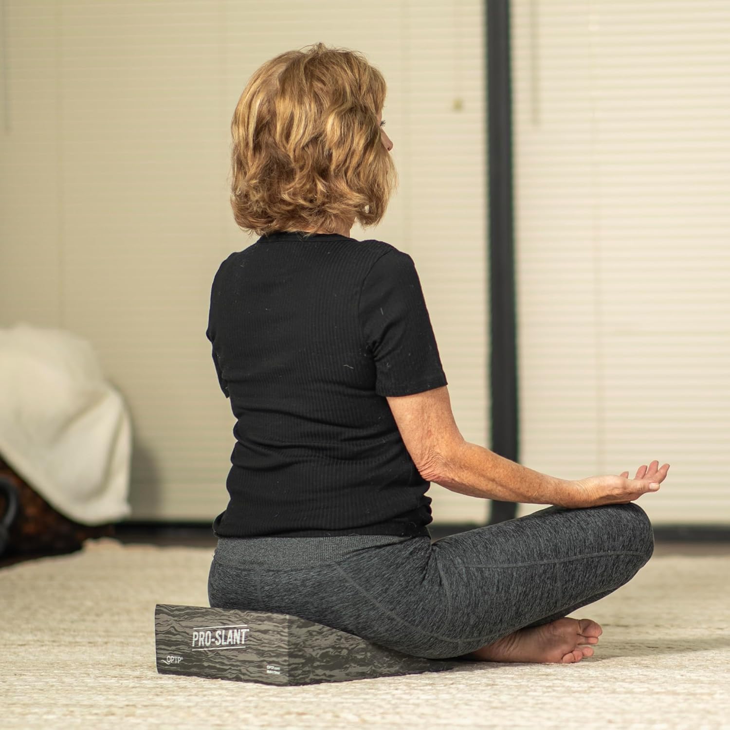 OPTP PRO-Slant – Professional Foam Incline Squat Wedge Pair and Slant Board for Squats- Workout Squat Wedges for Rehabilitation and Stretching of The Calf, Ankle and Foot - Image 9