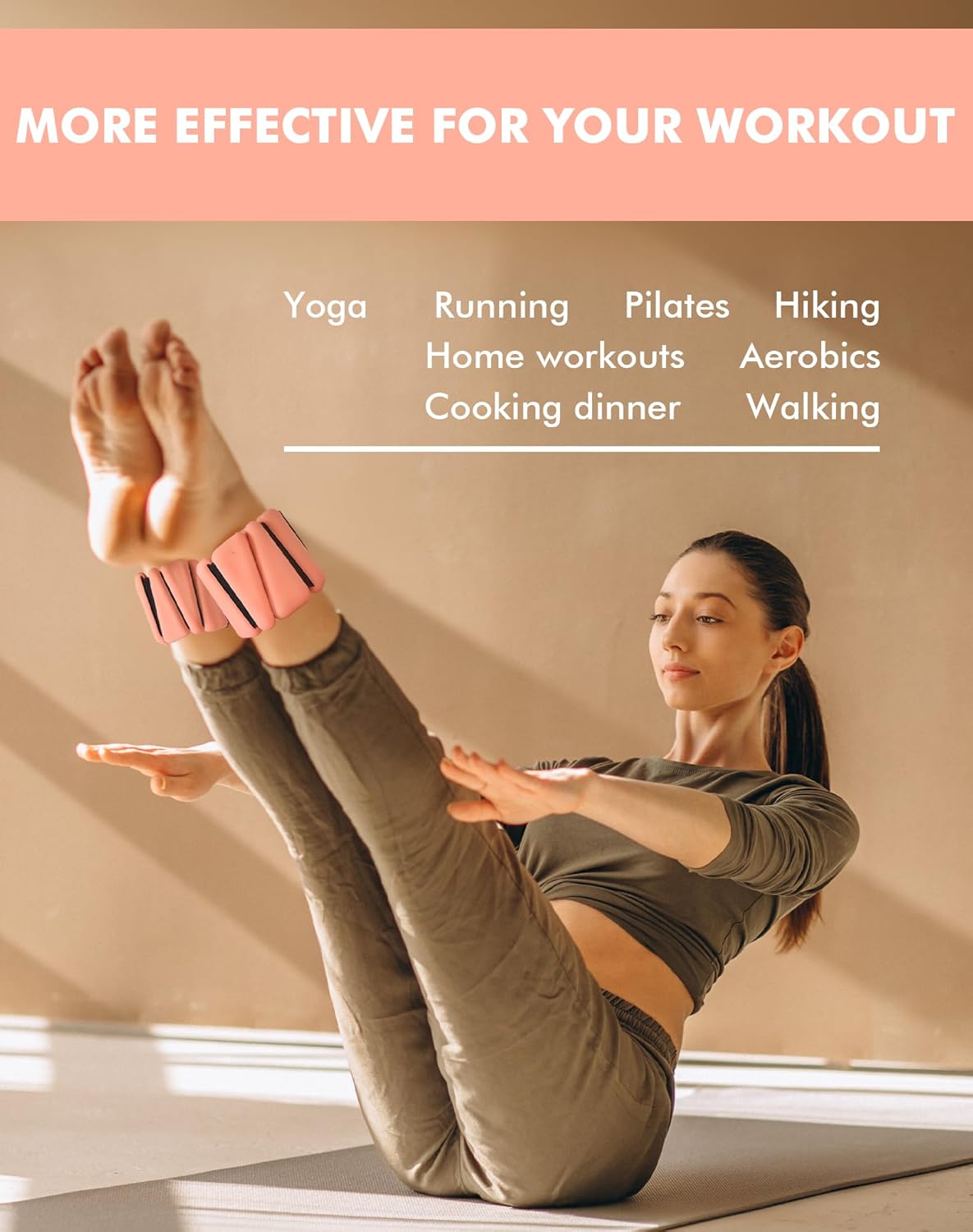 T98 Wrist & Ankle Weights for Women Men, Wearable Wrist Weights Set of 2(1Lbs Each), Adjustable Arm Leg Bracelet Weights for Strength Training, Aerobics, Barre, Suit for Home Outdoor Workout - Image 10