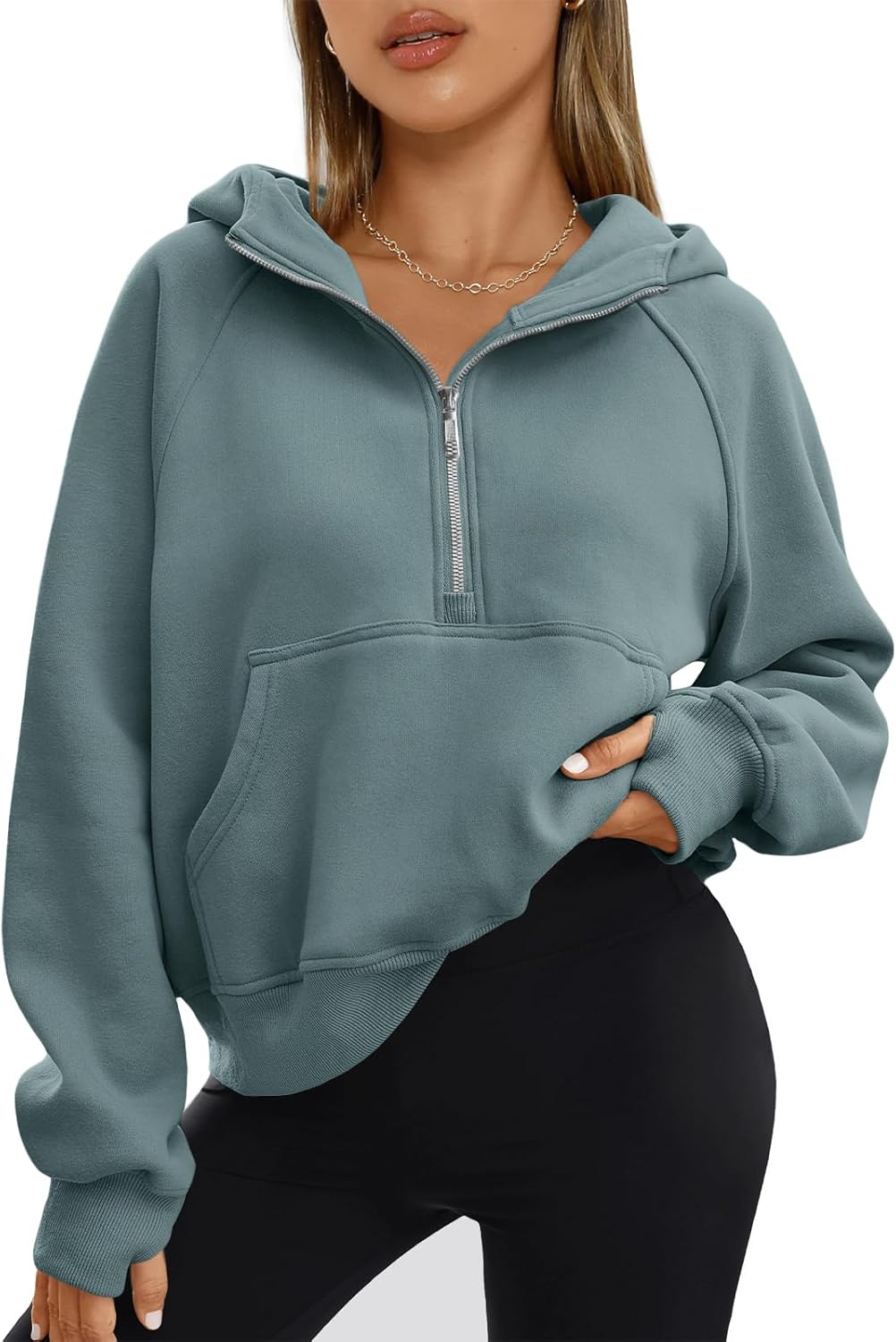 AUTOMET Womens Hoodies Fleece Fall Fashion Outfits Workout Sweatshirts Winter Jackets Oversized Pullover Tops Clothes 2025 - Image 2