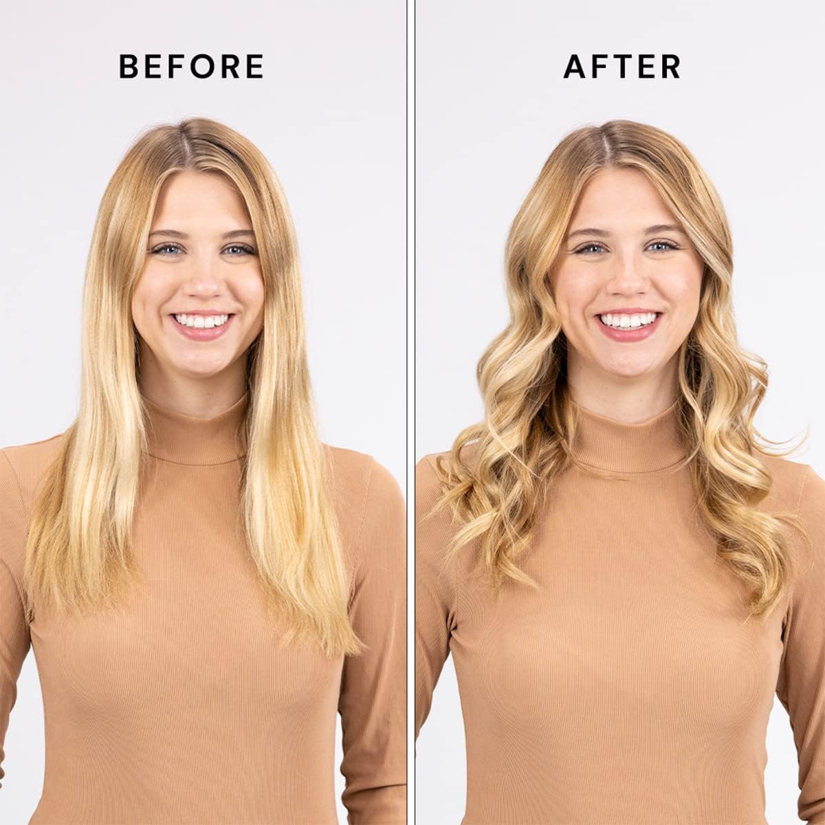 L'ANGE HAIR Le Duo Grande 360° Airflow Styler | 2-in-1 Curling Wand & Titanium Flat Iron Professional Hair Straightener and Curler with Cooling Air Vents to Lock in Style | Adjustable Temp (Blush) - Image 10