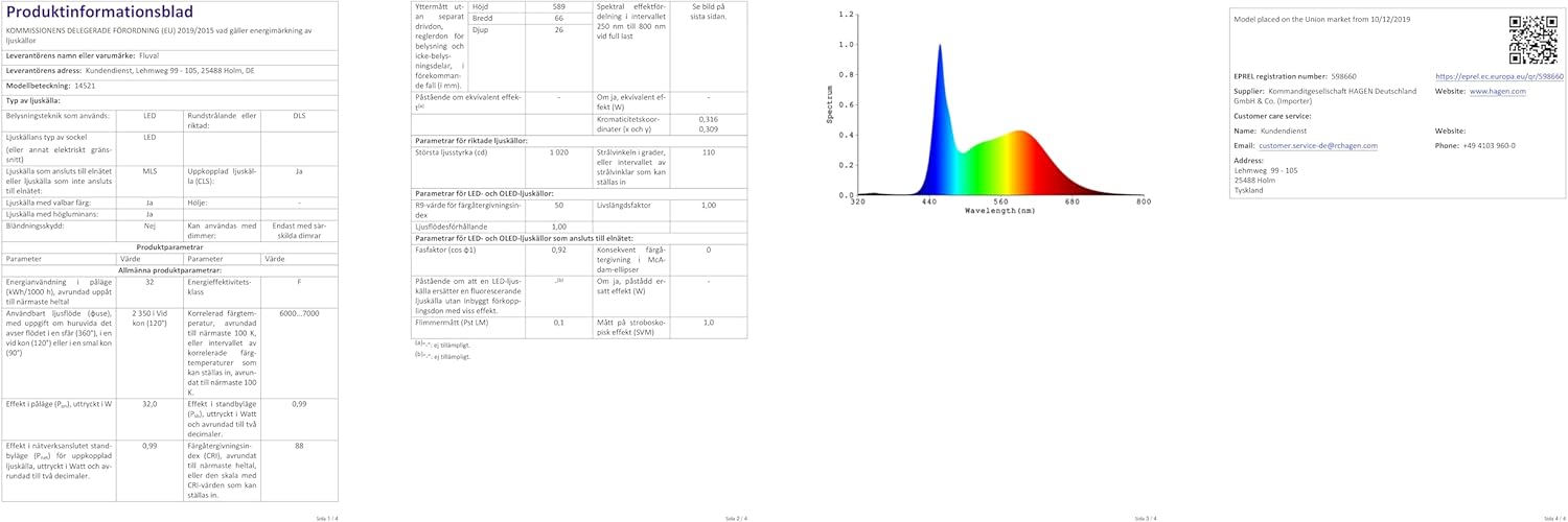 Fluval Plant 3.0 LED Planted Aquarium Lighting, 32 Watts, 24-34 Inches - Image 16