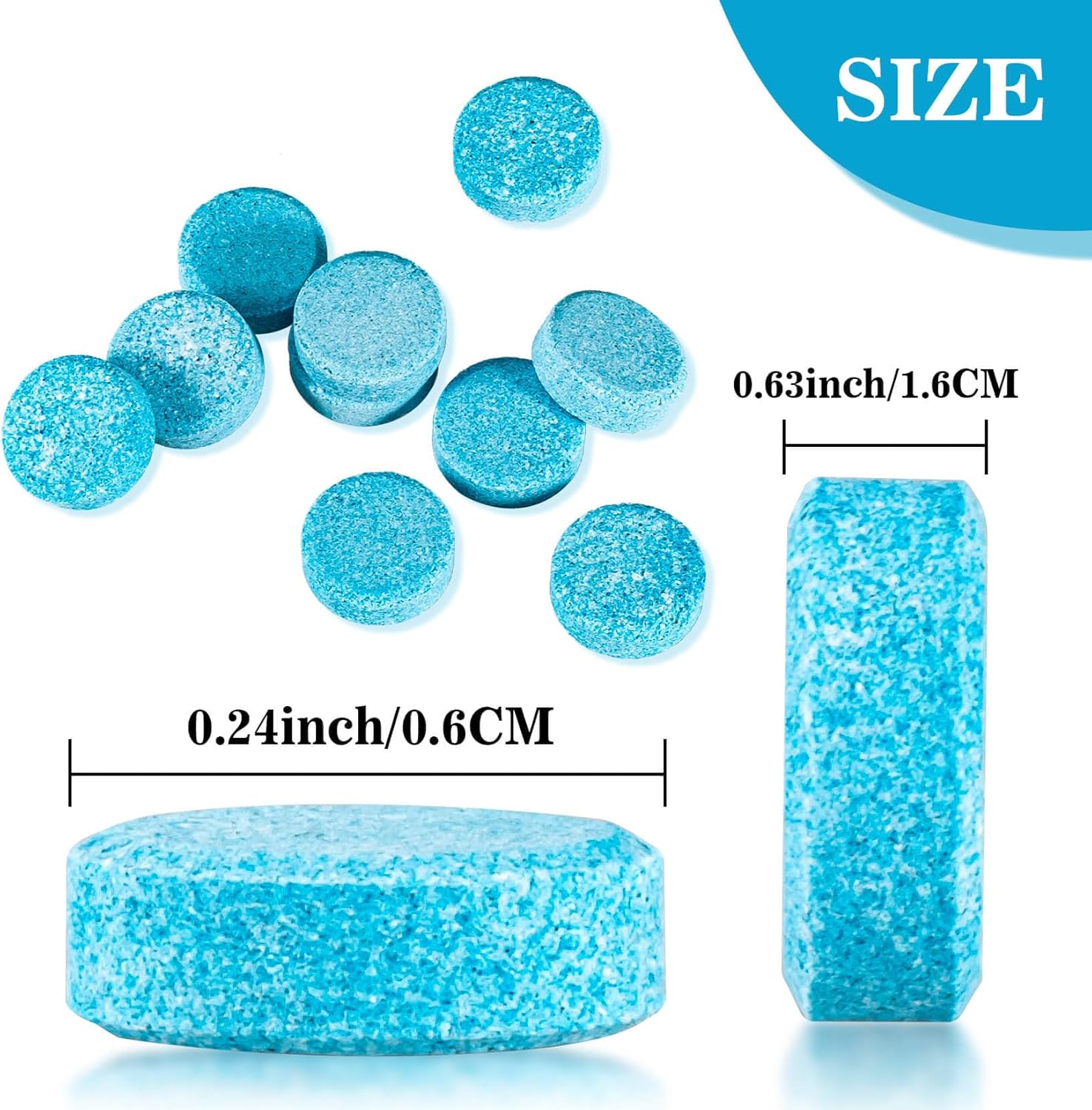 Sukh 150 Car Windshield Washer Tablets - Washer Fluid Tablets Glass Cleaner Concentrate Car Windshield Wiper Fluid Car Windshield Cleaner - Image 3