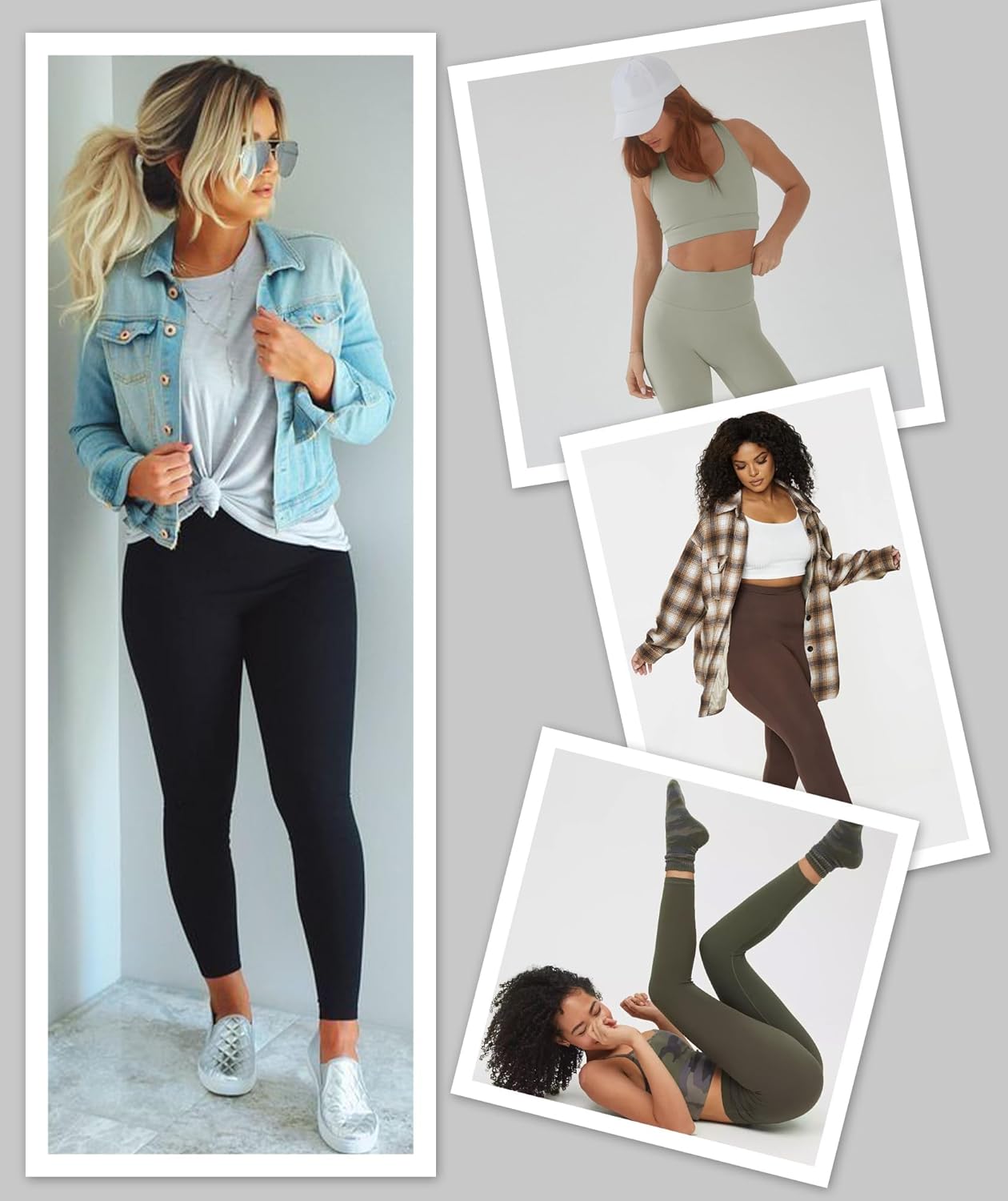 GAYHAY High Waisted Leggings for Women - Soft Opaque Slim Tummy Control Printed Pants for Running Cycling Yoga - Image 5