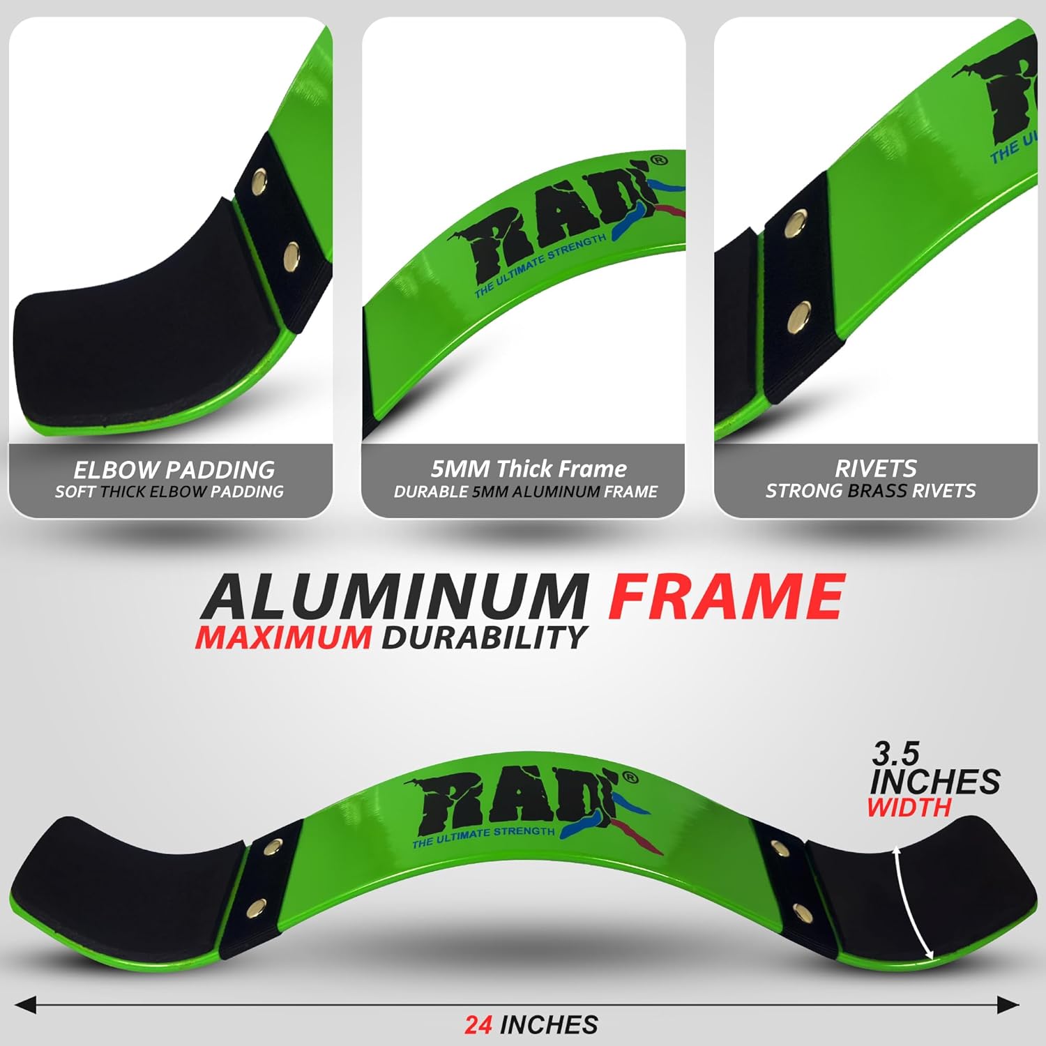 RAD Arm Blaster for Biceps & Triceps - Build Powerful Arms with Bicep Blaster Curl Support Isolator - Bicep Curl Machine - Image 4