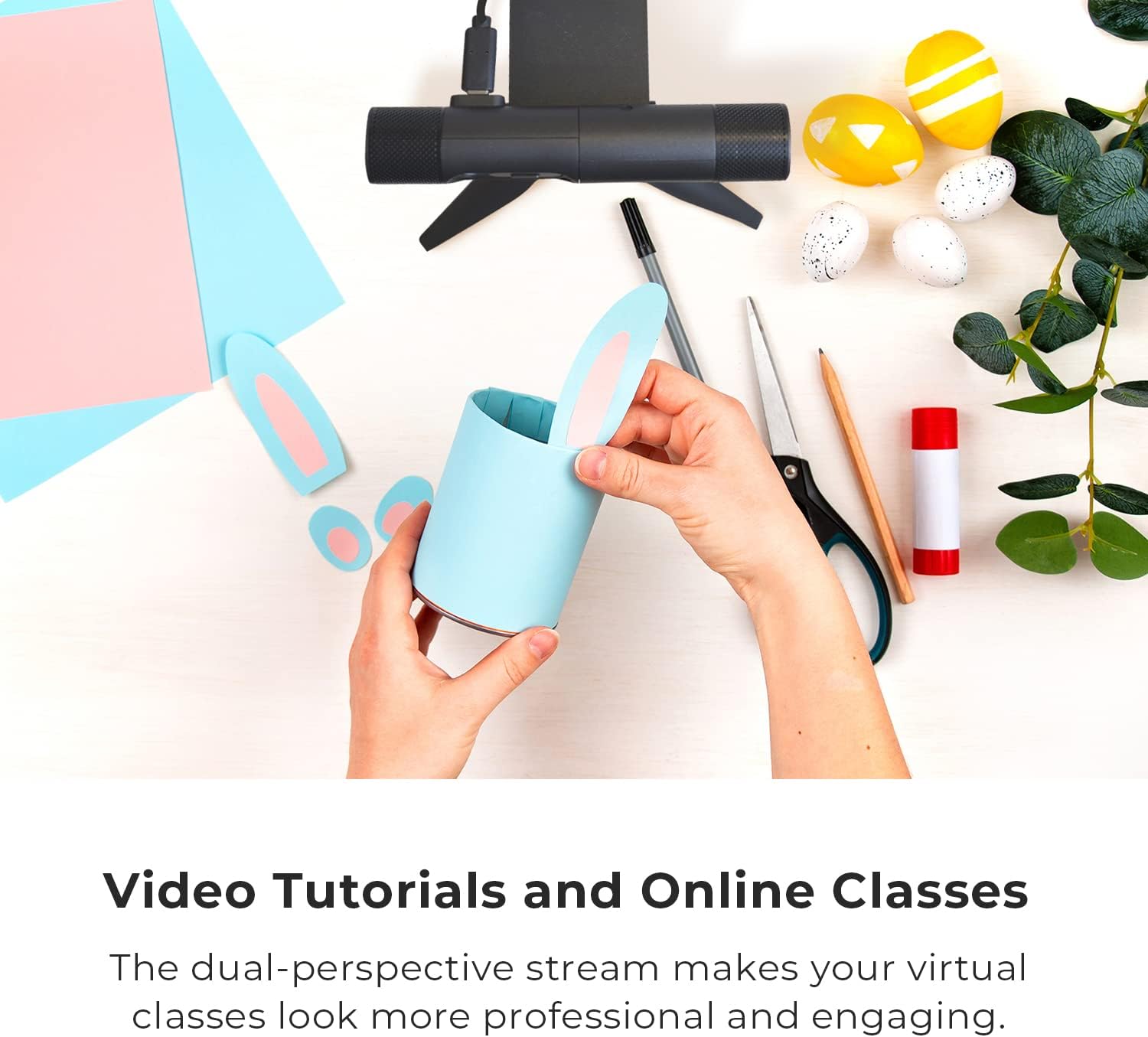 AVerMedia PW313D DualCam, 2-in-1 Webcam for Remote Learning, Conferencing and Hosting Meetings, 2 Autofocus Cameras and Mics, Works with Zoom, Teams and Skype, TAA/NDAA Compliant - Image 7