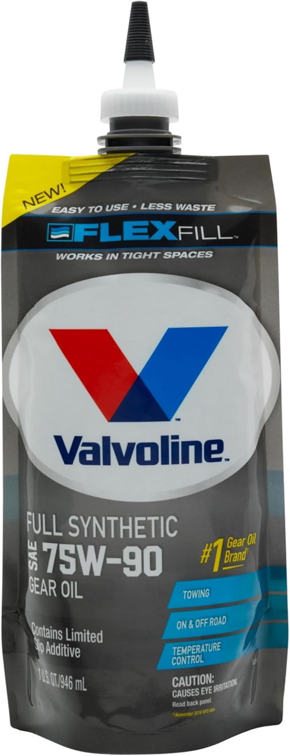Valvoline FlexFill Full Synthetic SAE 75W-90 Gear Oil 1 QT Pouch - Image 2