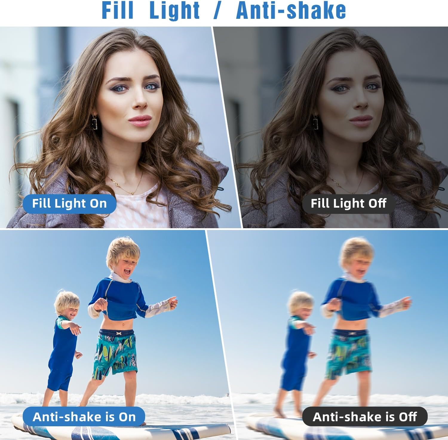 Video Camera Camcorder,Full HD 2.7K 42MP Digital Cameras Recorder for YouTube 3.0 Inch 270 Degree Rotation LCD 18X Digital Zoom Vlogging Camera with 32G SD Card and 2 Batteries - Image 4