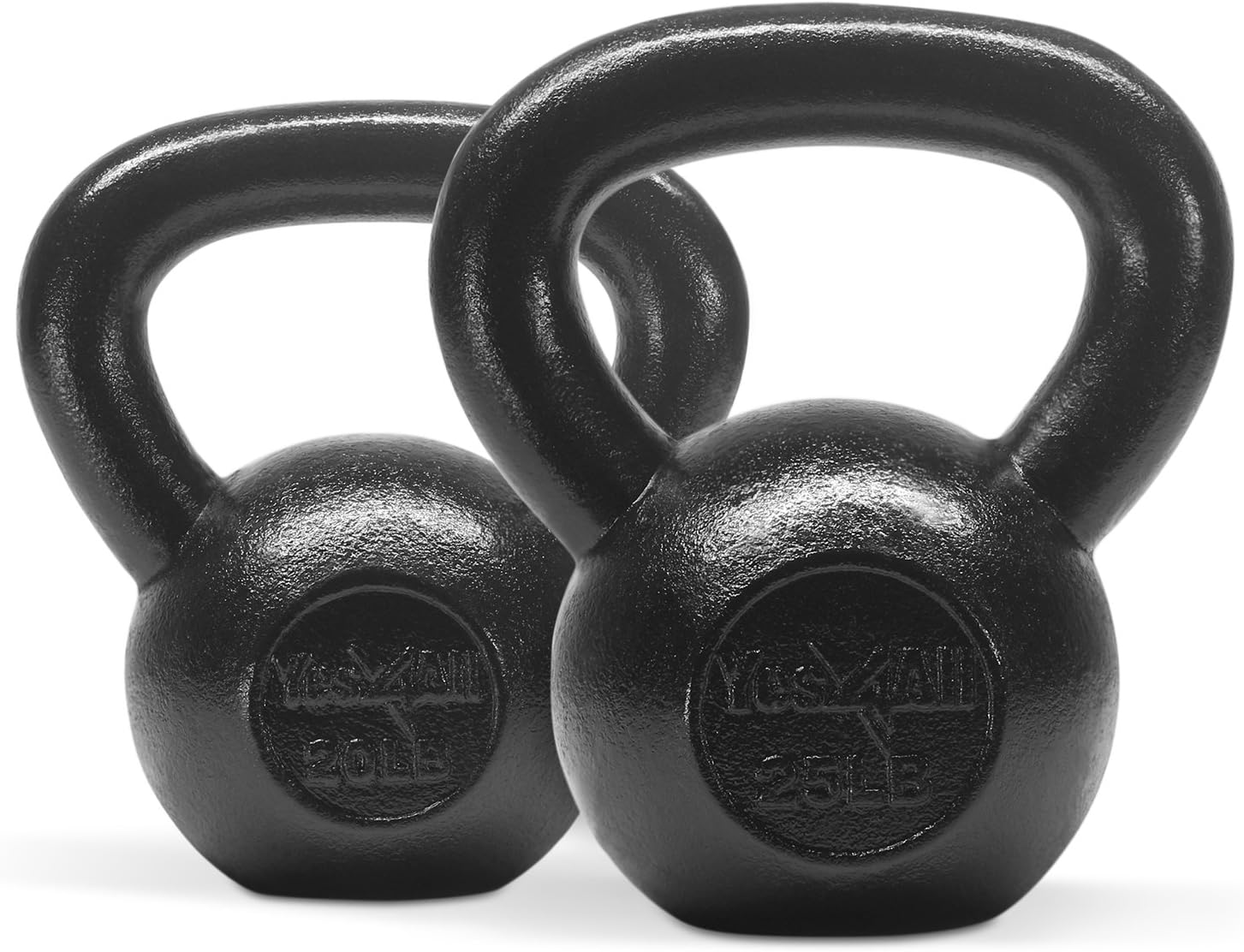 Yes4All Kettlebell Cast Iron Sets 5 - 10 - 15 - 20 - 25 - 30 lbs, Multi-Level from Beginners to Pros Kettlebell Set for Strength Training & Home Gym Equipment - Image 2