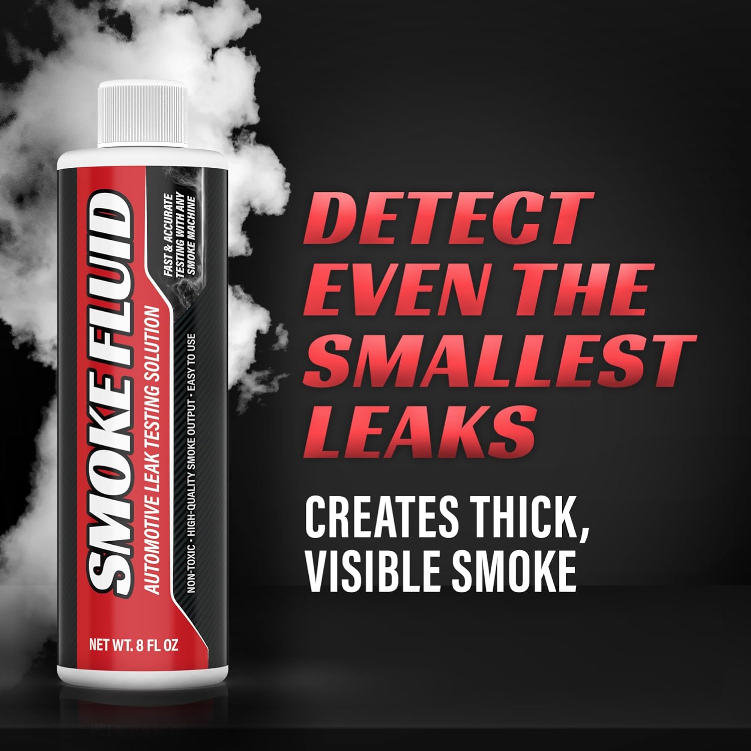 Smoke Fluid Solution for Automotive Leak Detection – Clean & High-Density Smoke Fluid Works w/All Diagnostic Smoke Machine- for EVAP, Vacuum, Exhaust, Turbo, Super Chargers, Fuel & Intake - 8 Fl Oz - Image 3