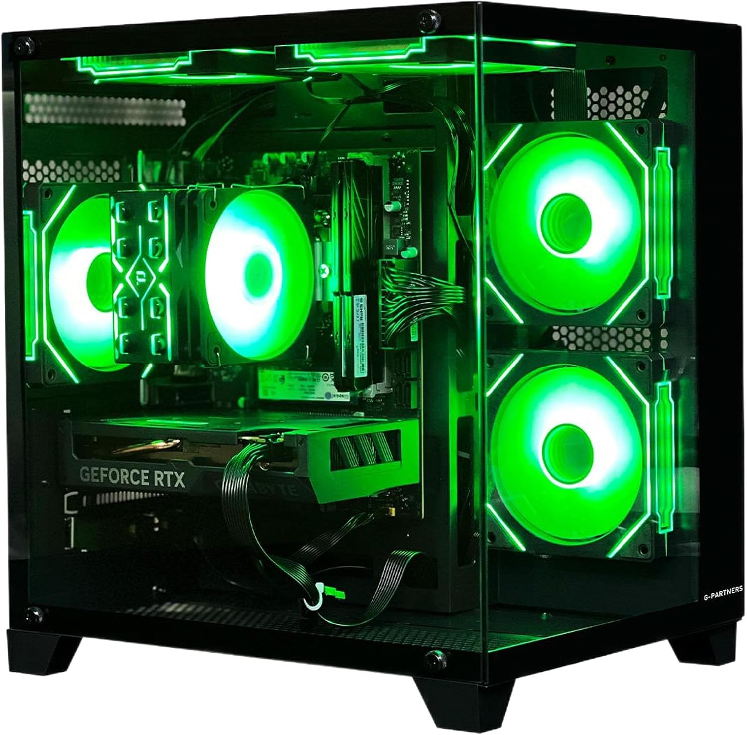 Gaming PC Desktop Computer Intel Core i5 12400F RTX 4060 8GB Gaming Computer 32GB RAM DDR4 1TB SSD PC Desktop,ARGB Fan,Prebuilt Computer Tower - Image 2
