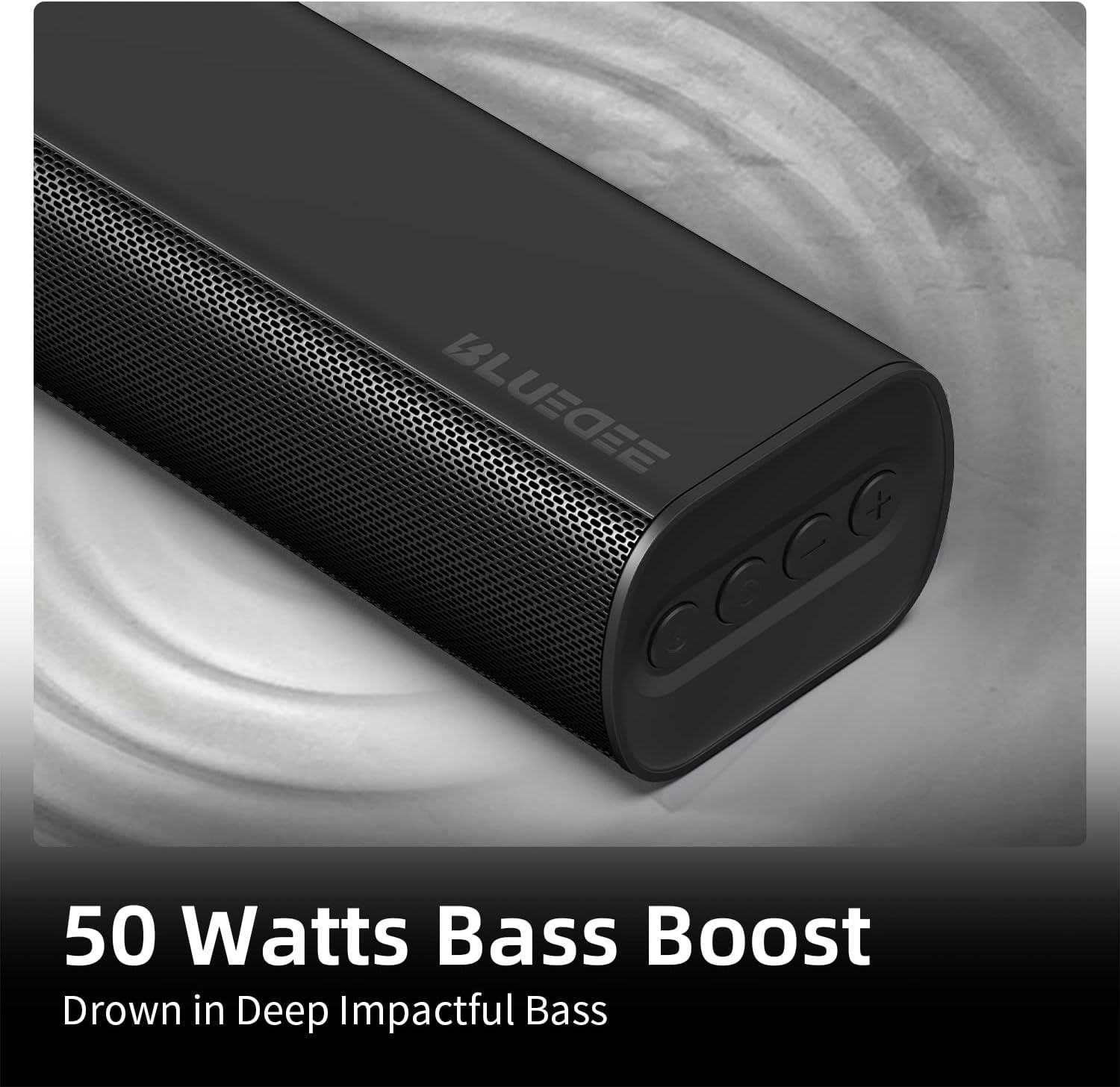 Sound Bars for TV 16-inch, Cinematic TV Bluetooth Sound Bar with Impactful Bass with Remote Control, Wall Mountable Sound Bar Work with Traditional or Smart TV, Computer - Image 3