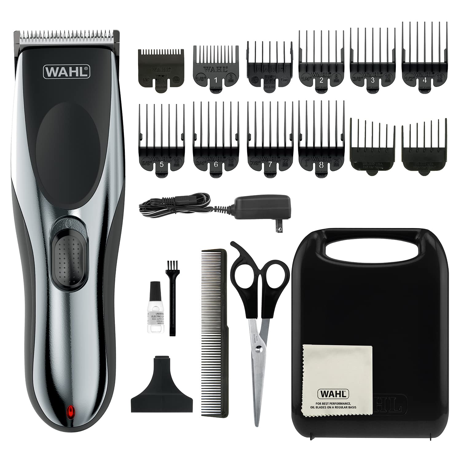 Wahl Clipper Rechargeable Cord/Cordless Haircutting & Trimming Kit for Heads, Longer Beards, & All Body Grooming - Model 79434 - Image 2