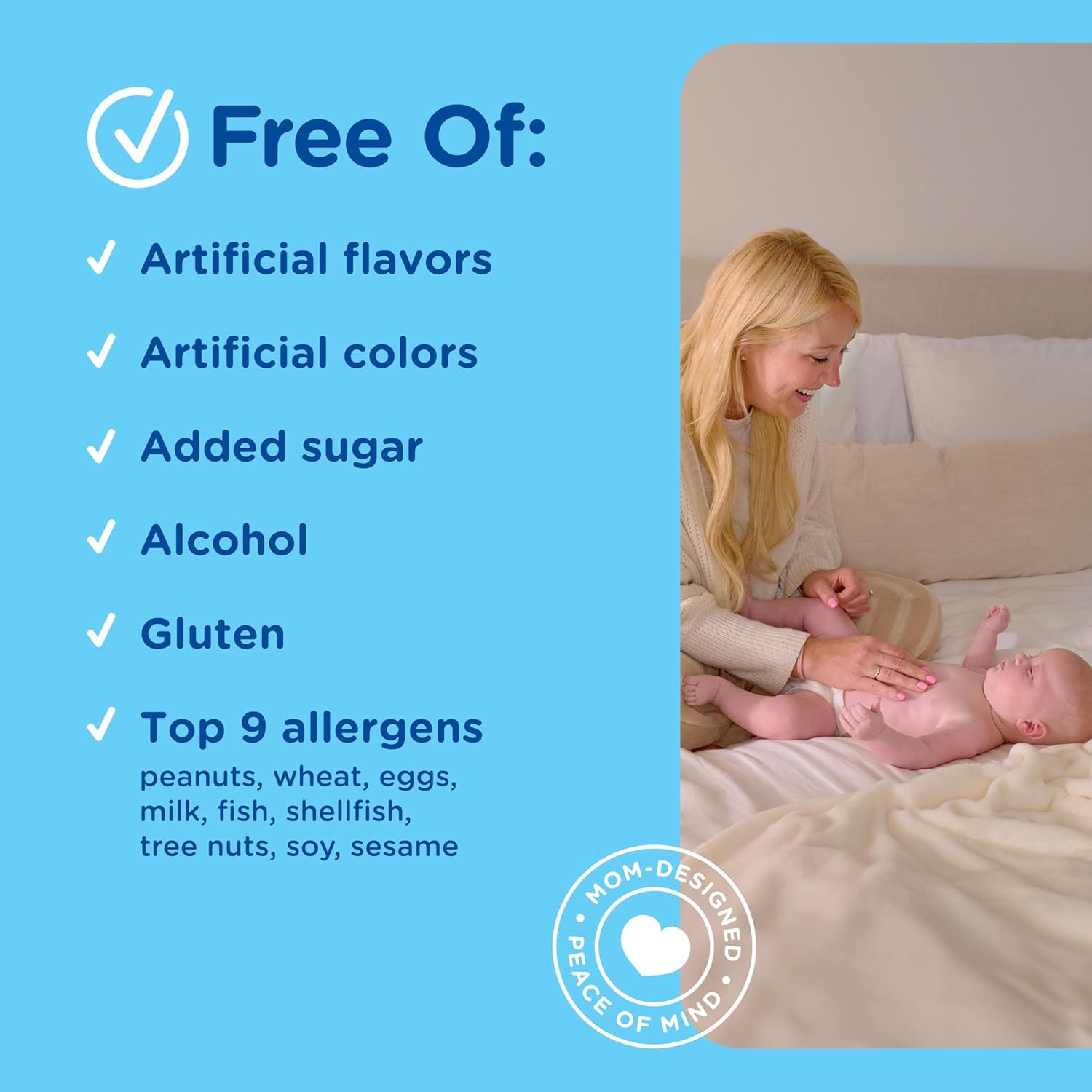 Mommy's Bliss Newborn Essentials Gift Set, Includes Gripe Water, Baby Vitamin D/Gas Drops and Gentle Saline Drops/Spray - Image 8