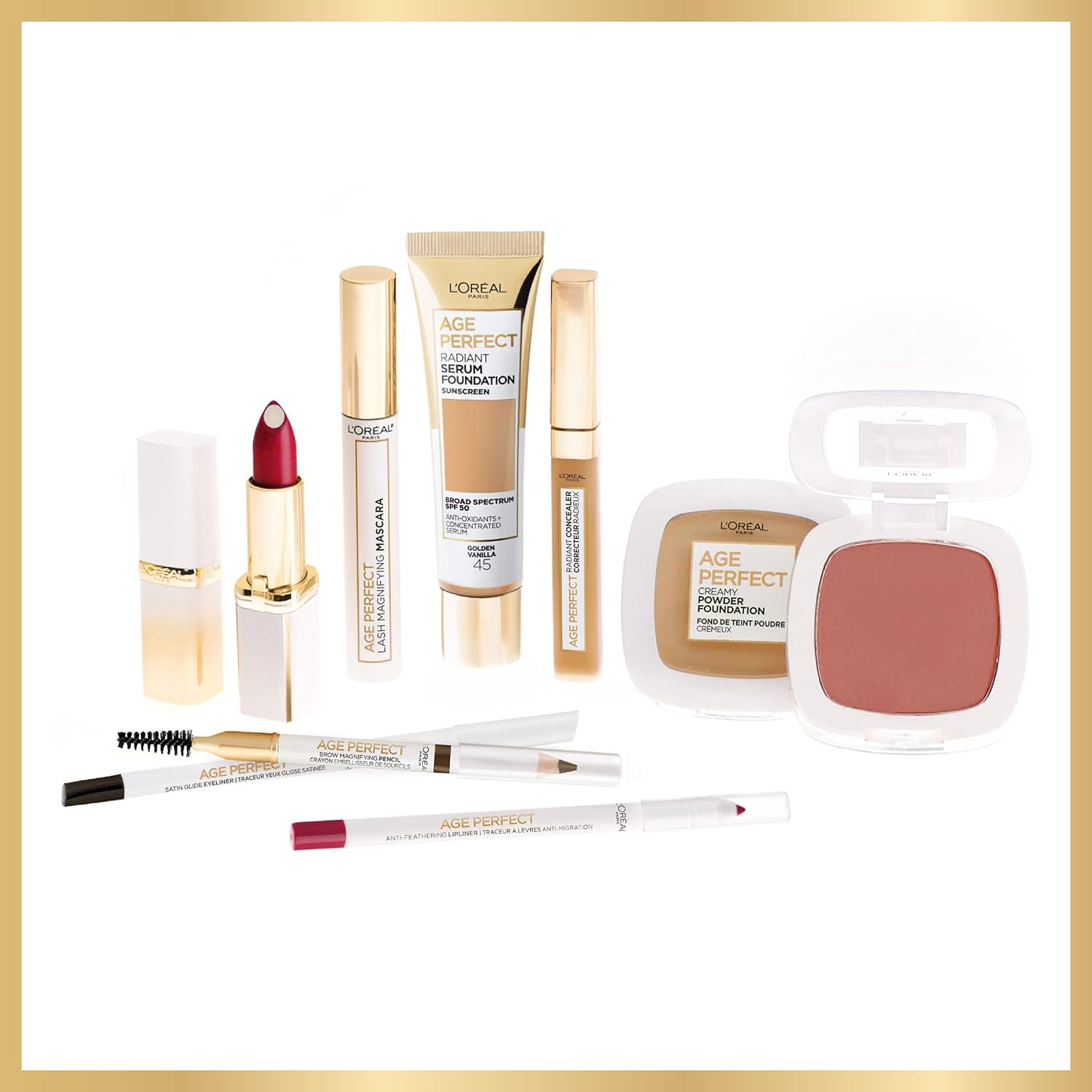 L'Oreal Paris Age Perfect Face Blurring Primer Infused with Caring Serum Smoothes Liners and Pores - Image 7