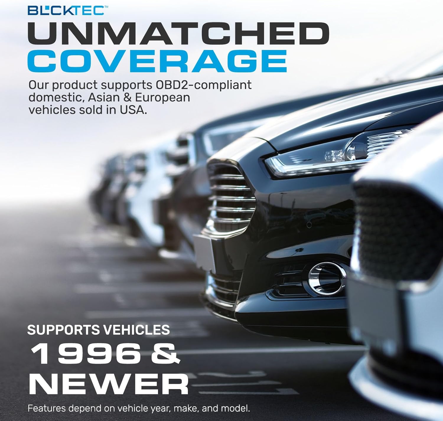 BLCKTEC 420 Bluetooth OBD2 Scanner Diagnostic Tool - Vehicle Code Reader for Car - Clears Check Engine Light - Comes with Premium OBD App On IOS & Android - Works For All Cars 1996 & Newer - Image 6