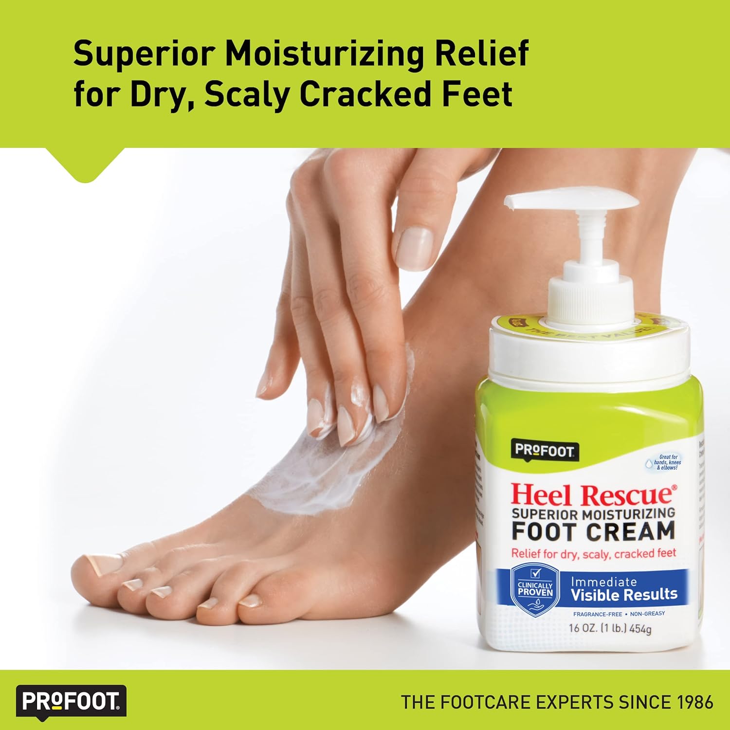 Profoot Heel Rescue Foot Cream 16 Ounce Bottle, 2 Pack, for Cracked, Calloused or Chapped Skin - Image 4