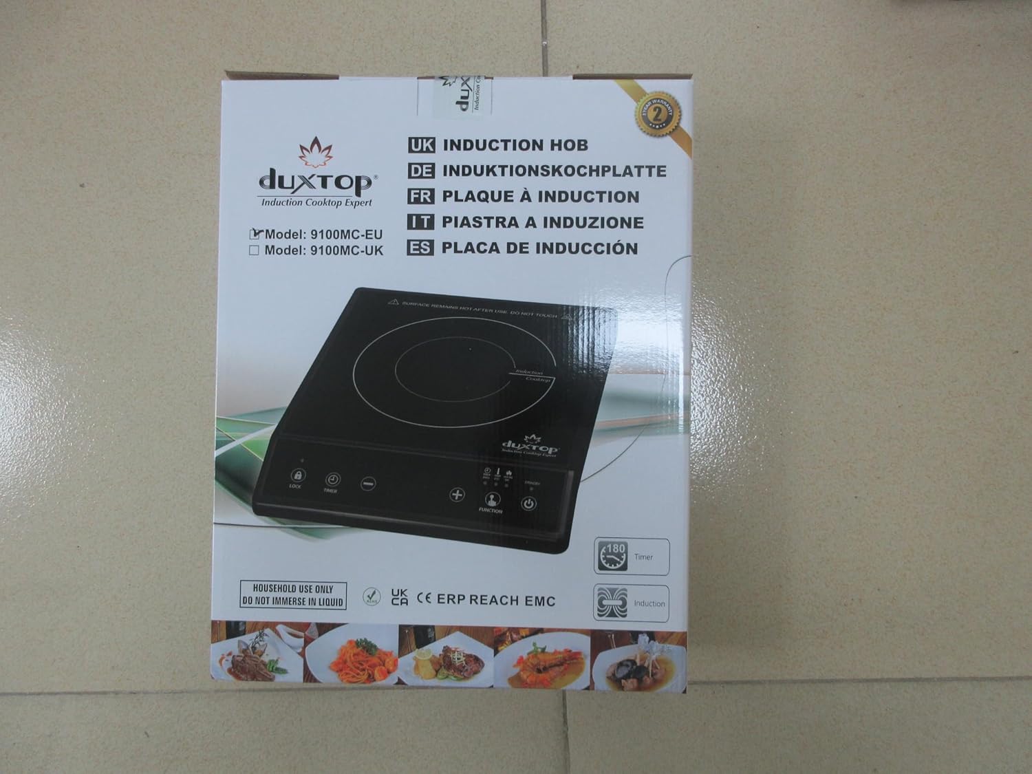 Duxtop 1800W Portable Induction Cooktop Countertop Burner, Black 9100MC/BT-M20B - Image 10