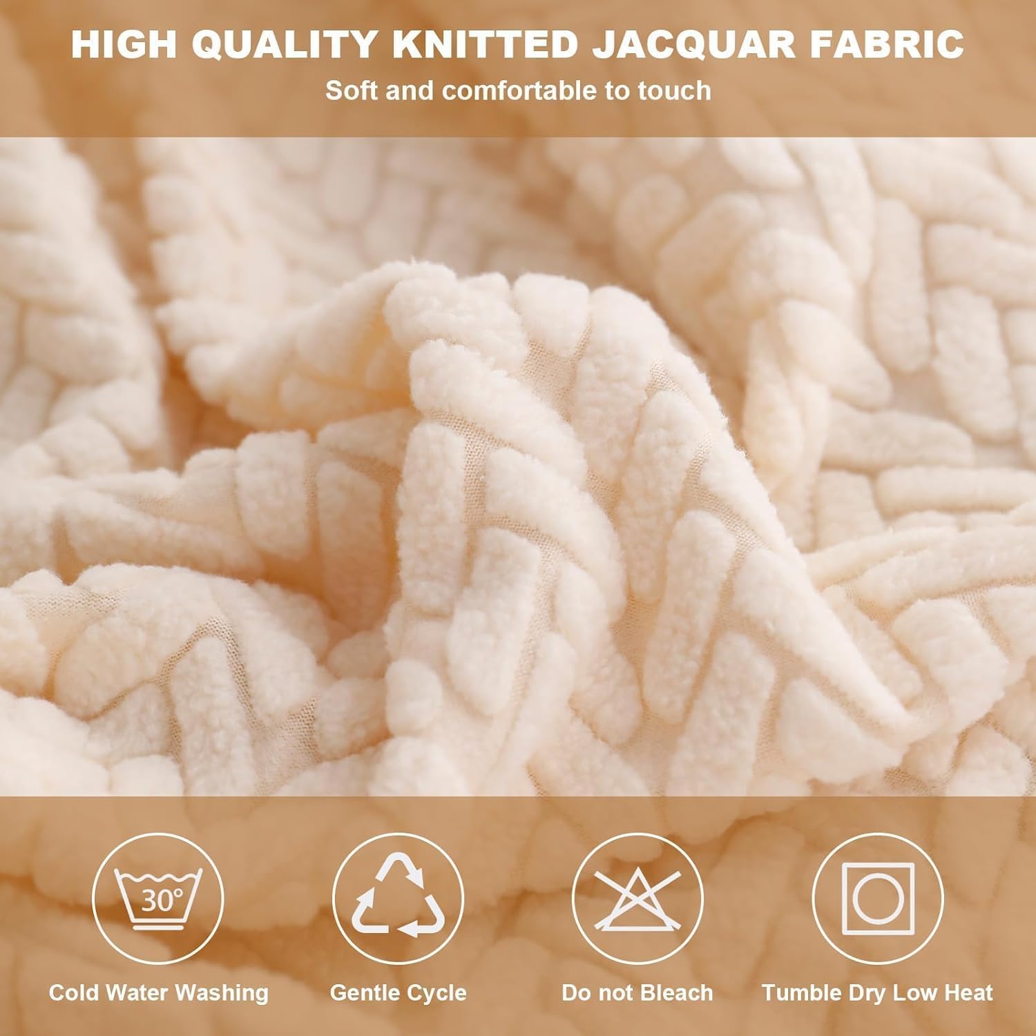 Magic Sofa Covers Soothing Home Sofa Cushion Covers Sofa Hero Covers for Couch Magic Couch Covers Stretch Slipcovers for Couches and Sofas (Wheat-Green,Large Single Seat Cover) - Image 7