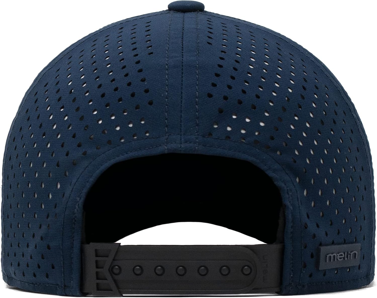 melin A-Game Hydro, Navy, Men’s Performance Snapback Hats, Water-Resistant Fitted Baseball Caps for Men & Women, Golf, Running, or Workout Hat, Small - Image 4