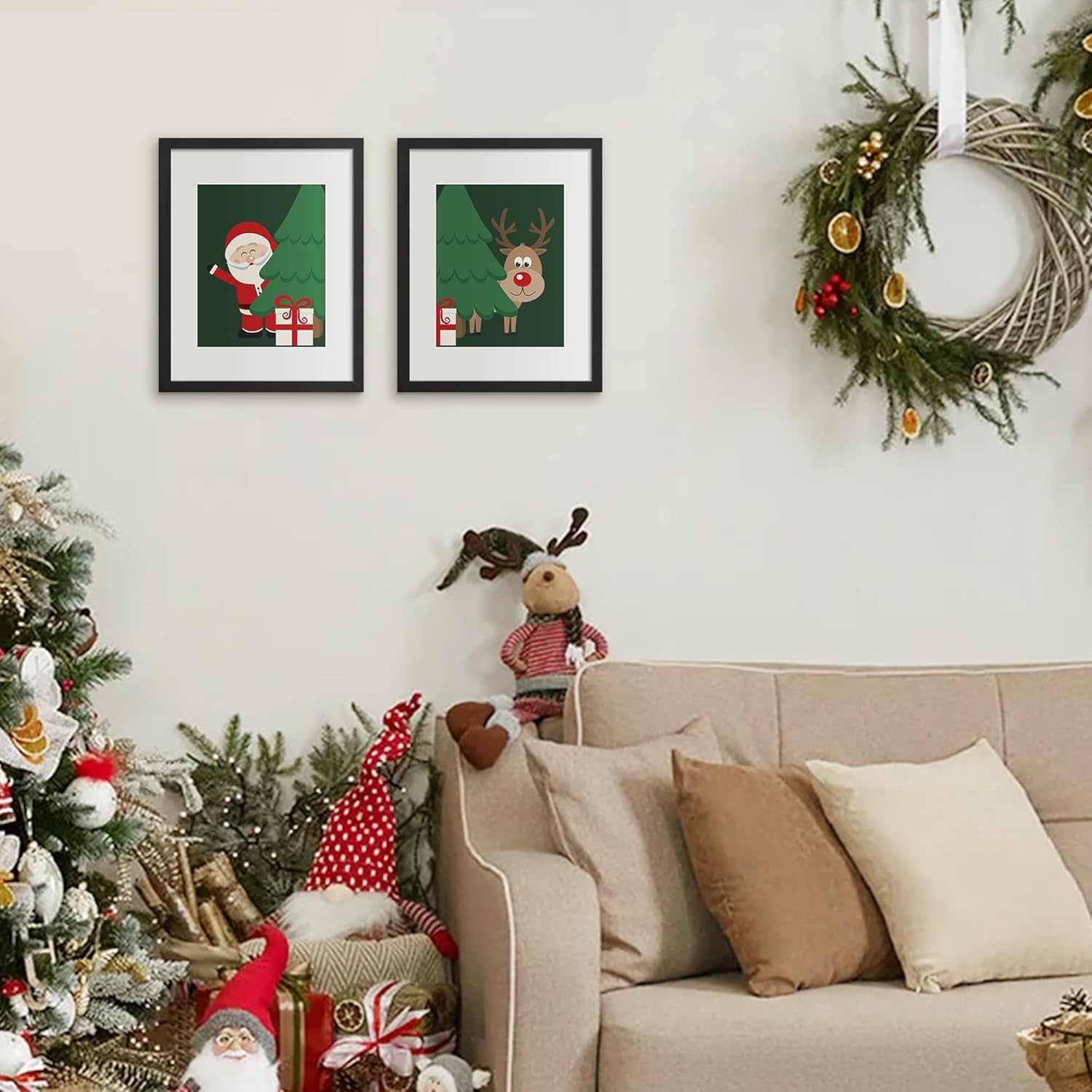 upsimples 11x14 Picture Frame Set of 5, Display Pictures 8x10 with Mat or 11x14 Without Mat, Wall Gallery Photo Frames, Black - Image 10