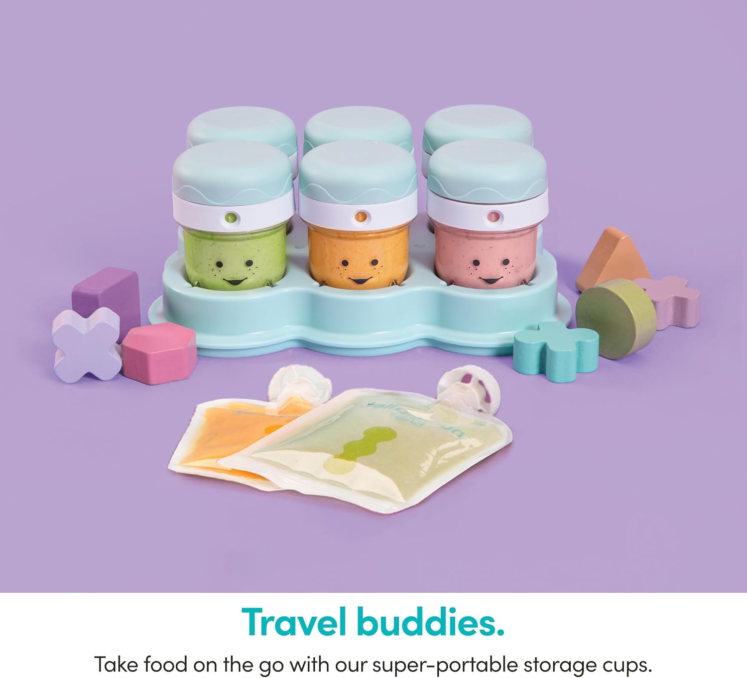 NutriBullet NBY-50100 Baby Complete Food-Making System, 32-Oz, White, Blue, Clear - Image 9