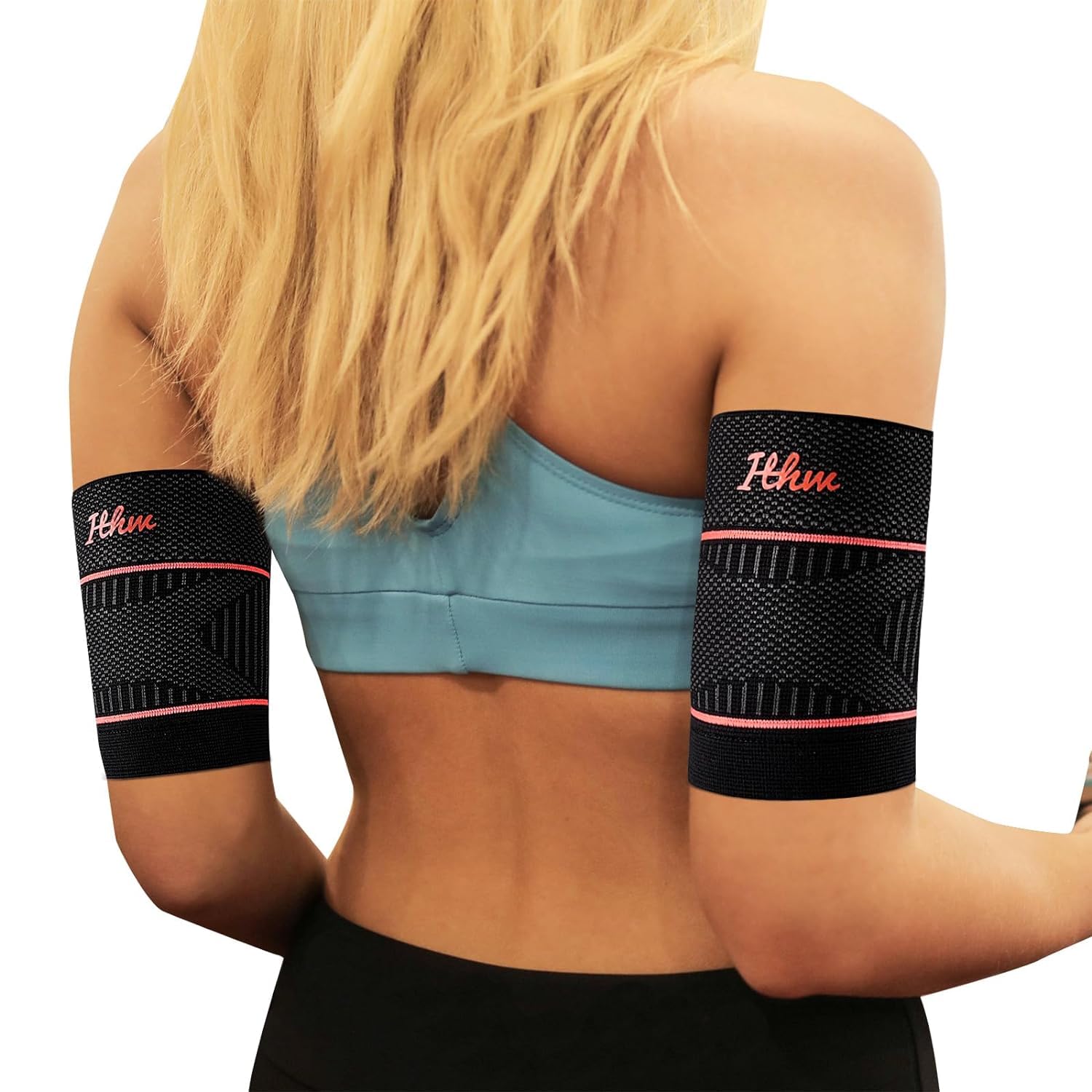 Bicep Compression Sleeve for Men & Women(1Pair) Bicep Tendonitis Brace Triceps Pain Upper Arm Support Bands for Pain Relief, Muscle Strains And Inflammation (Small) - Image 2