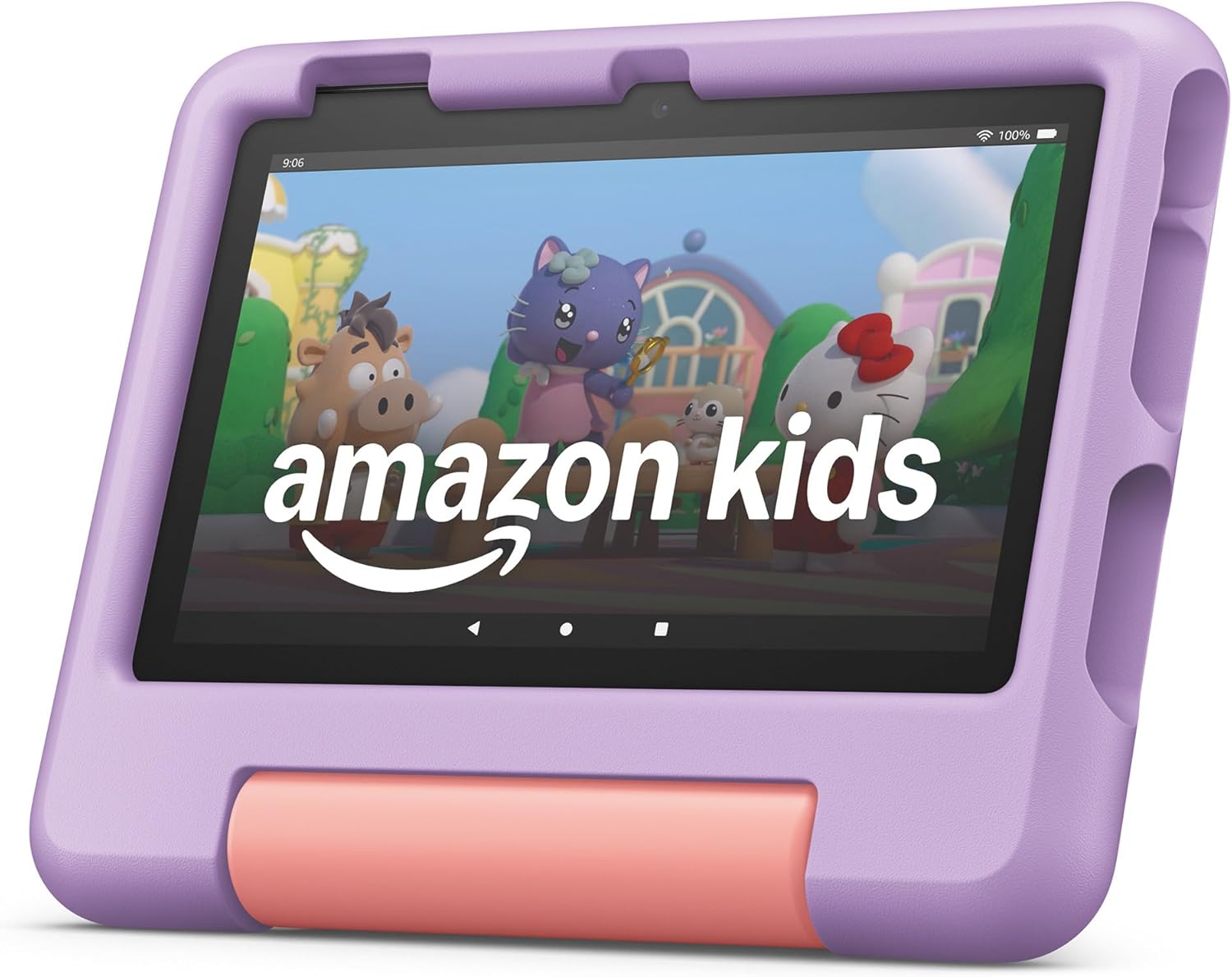 Amazon Fire 7 Kids tablet (newest model) ages 3-7. Top-selling 7" kids tablet on Amazon. Includes 6 months of ad-free and exclusive content, easy parental controls, 10-hr battery, 16 GB, Purple - Image 3