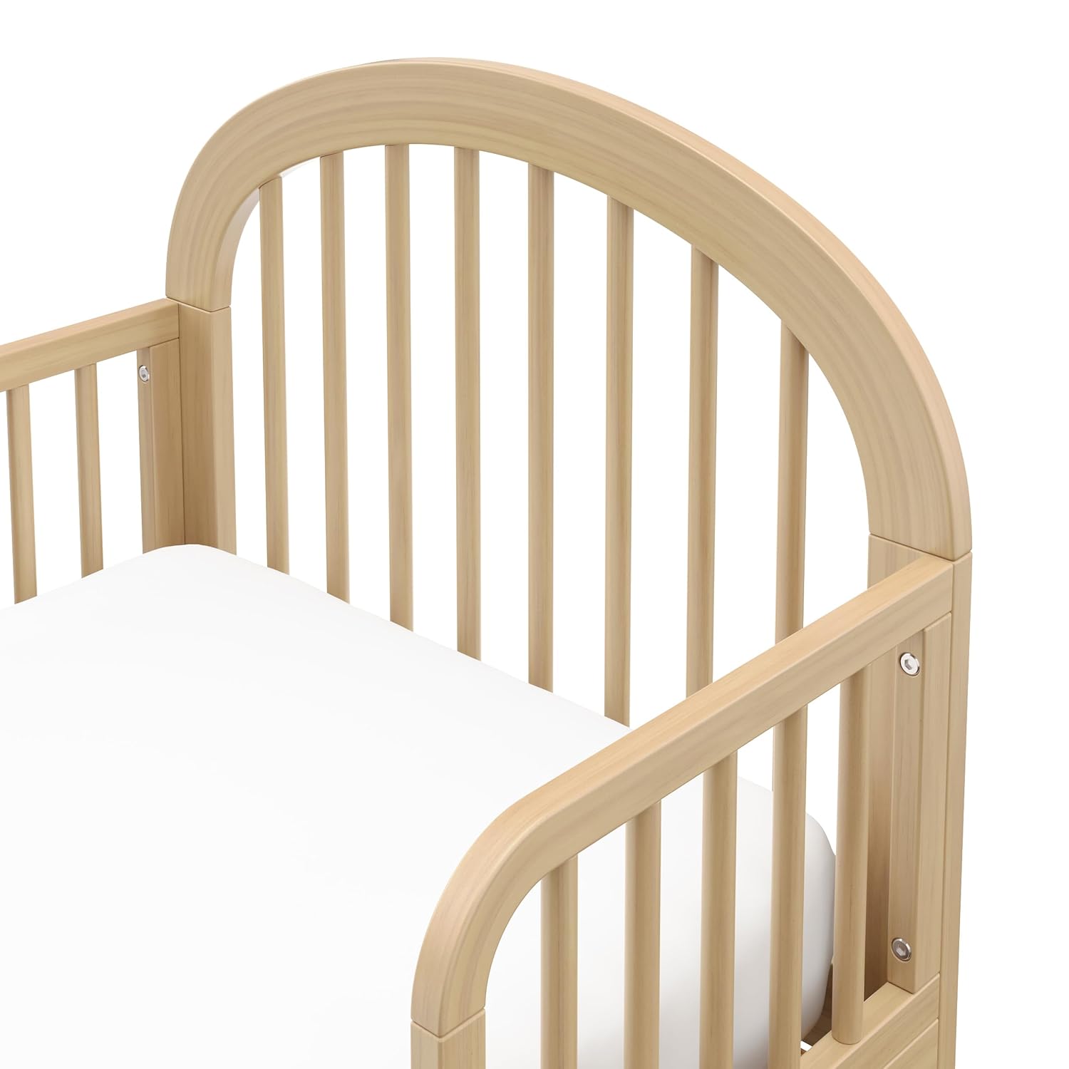 Graco Olivia Toddler Bed (Driftwood) - GREENGUARD Gold Certified, Includes Toddler Safety Guardrails, Fits Standard Crib & Toddler Mattress, Stylish Arched Design - Image 11